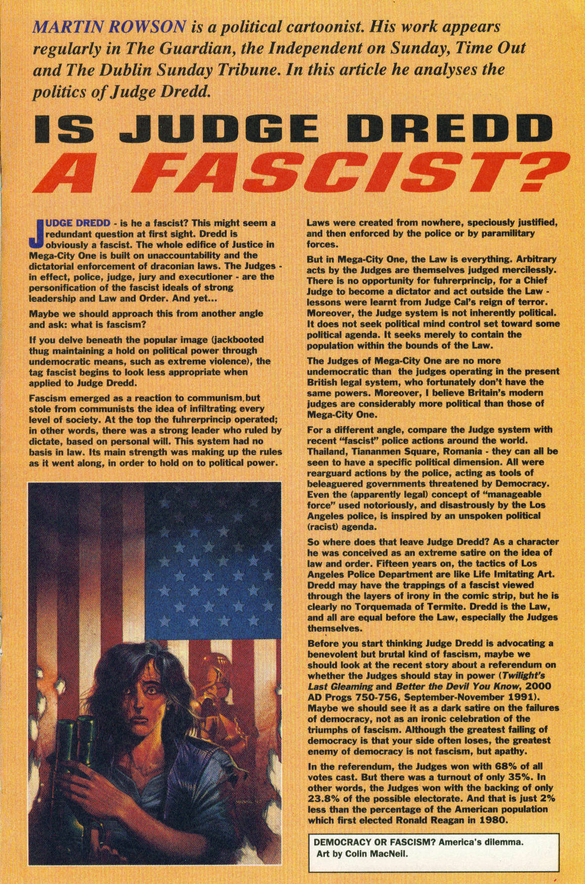 Read online Judge Dredd: The Megazine (vol. 2) comic -  Issue #9 - 21