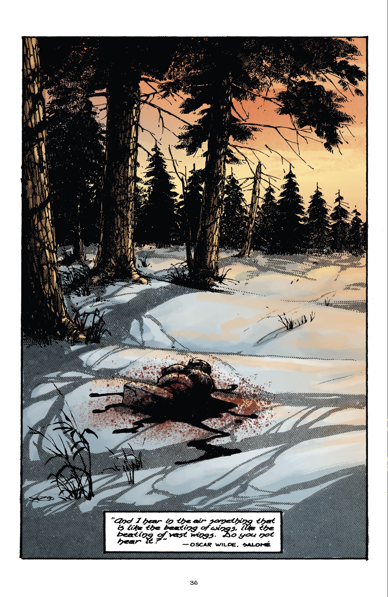 Read online Teenage Mutant Ninja Turtles Legends: Soul's Winter By Michael Zulli comic -  Issue # TPB - 33