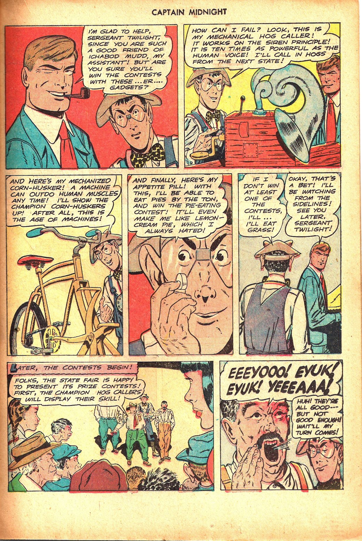 Read online Captain Midnight (1942) comic -  Issue #66 - 21