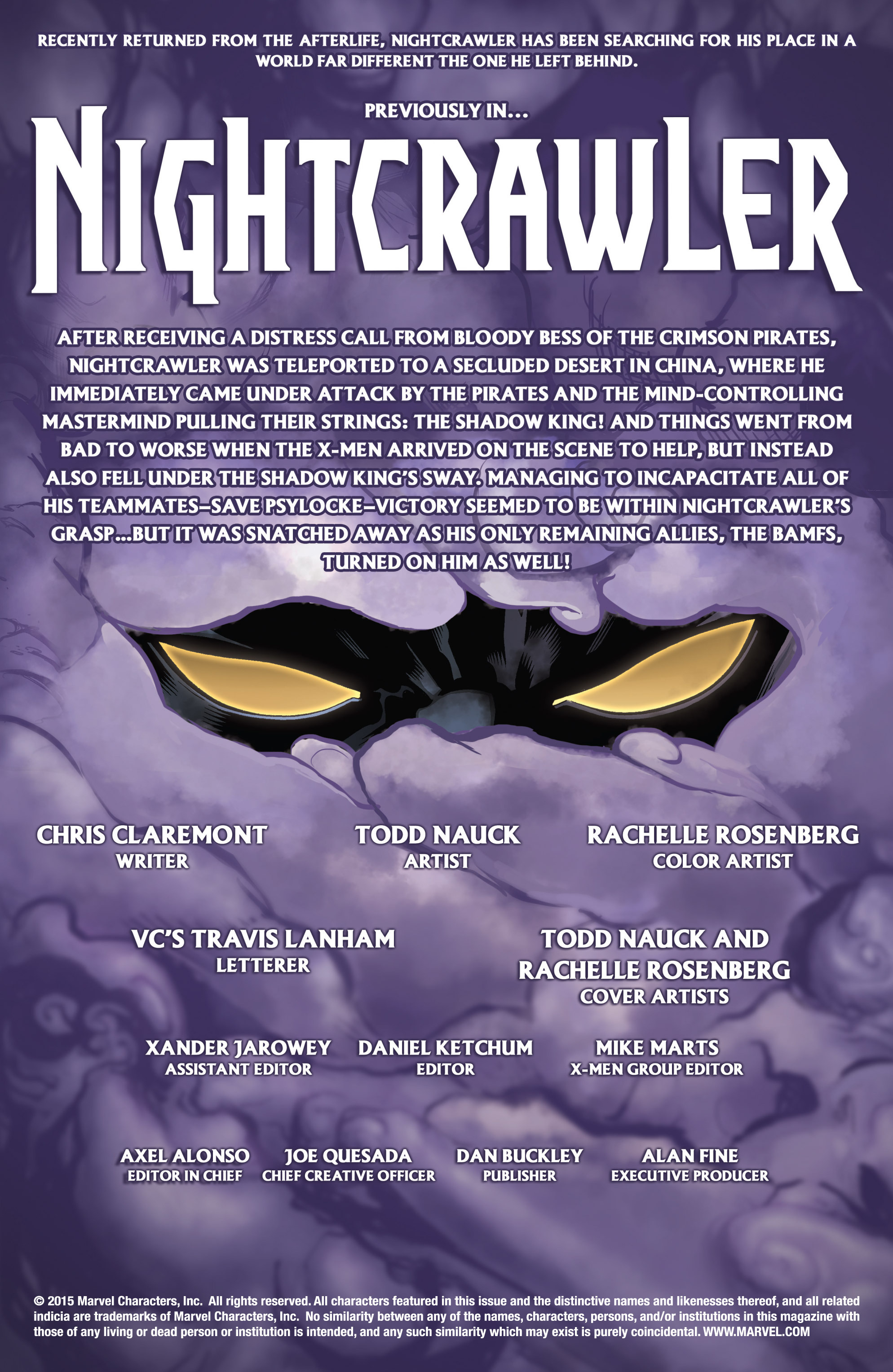 Read online Nightcrawler (2014) comic -  Issue #10 - 2