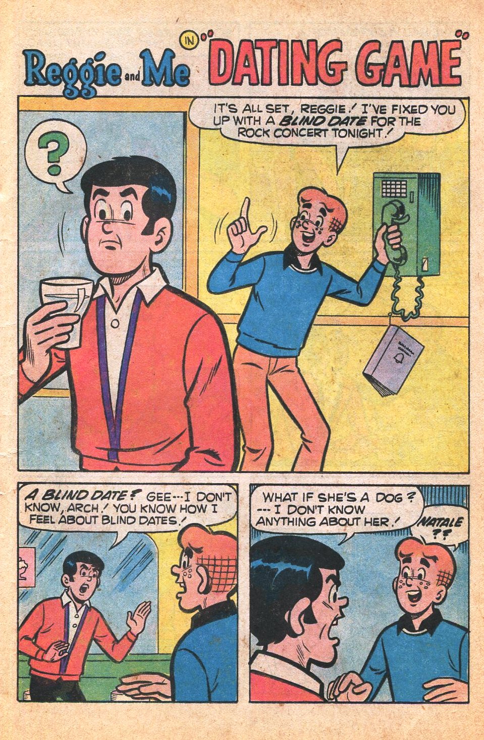 Read online Reggie and Me (1966) comic -  Issue #106 - 13