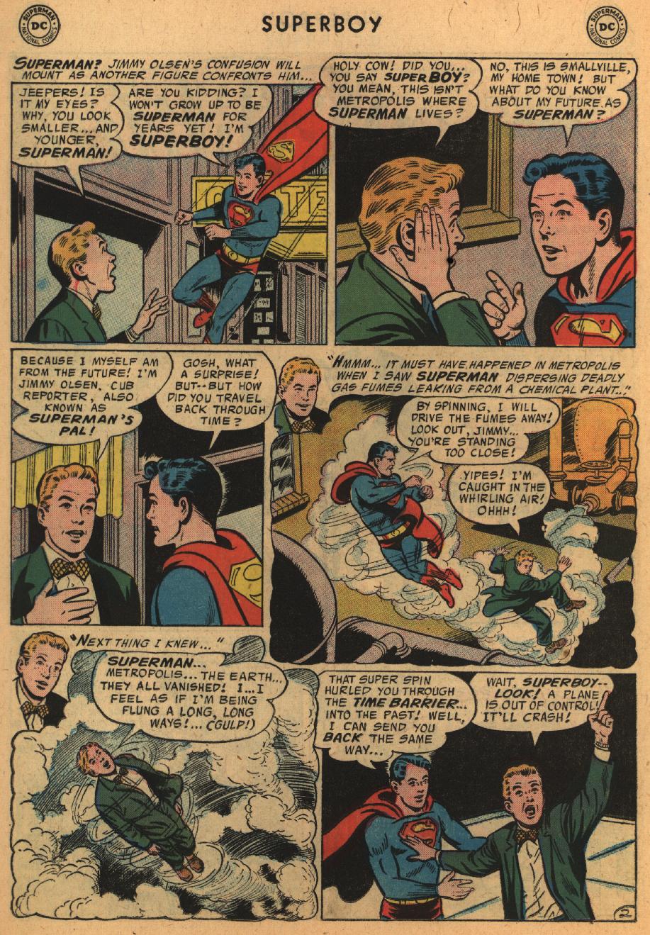 Read online Superboy (1949) comic -  Issue #55 - 12