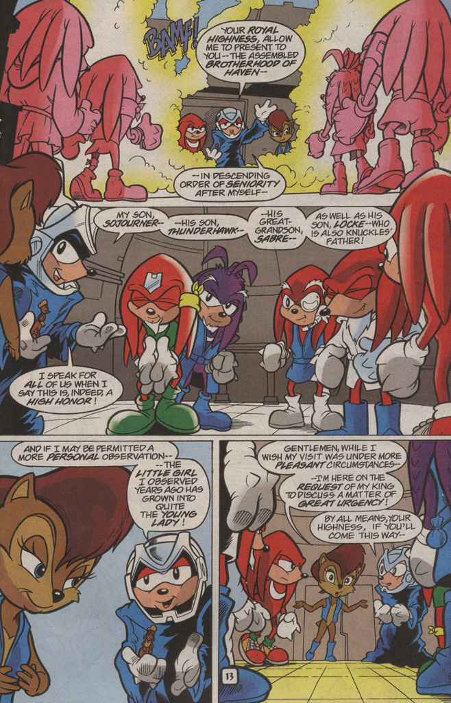 Read online Knuckles the Echidna comic -  Issue #29 - 19