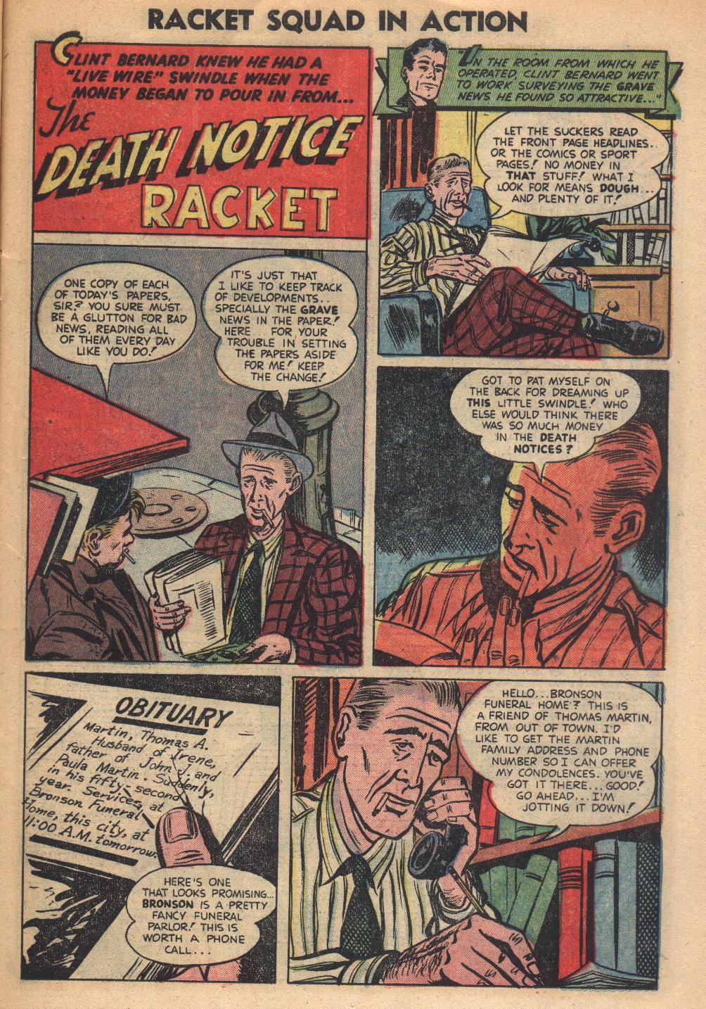 Read online Racket Squad in Action comic -  Issue #8 - 11