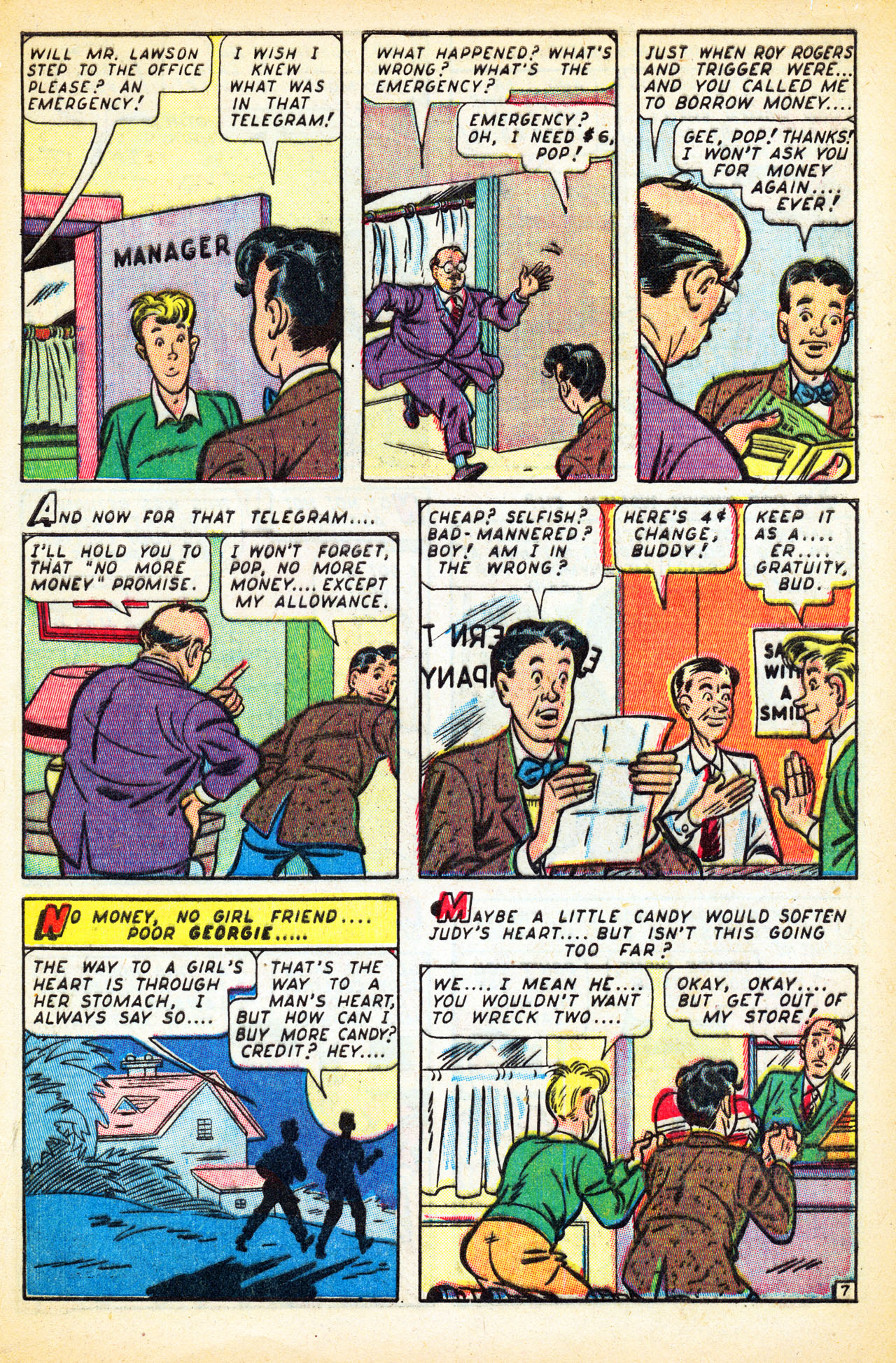 Read online Georgie Comics (1945) comic -  Issue #6 - 47