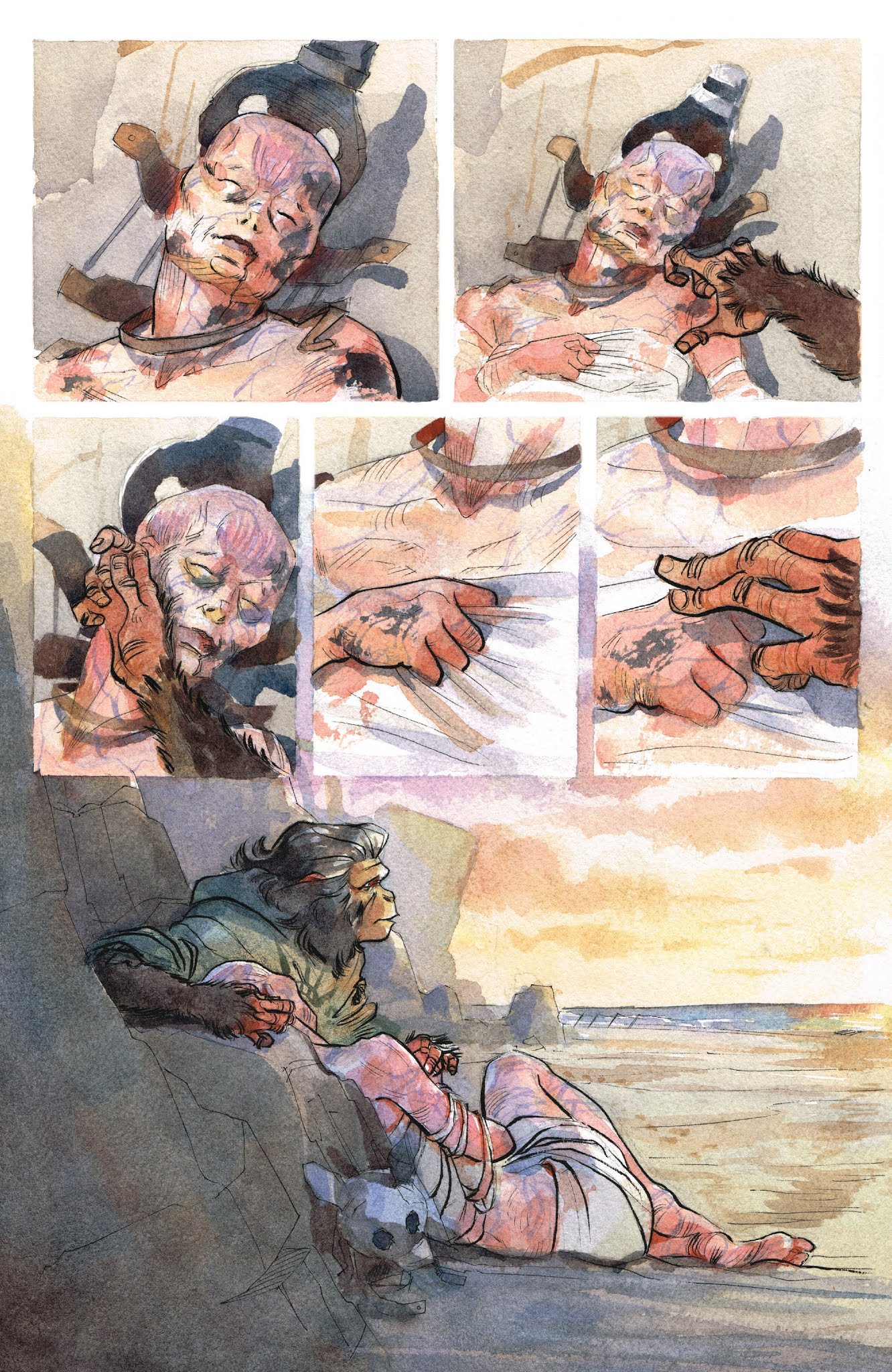 Read online Planet of the Apes: The Simian Age comic -  Issue # Full - 9