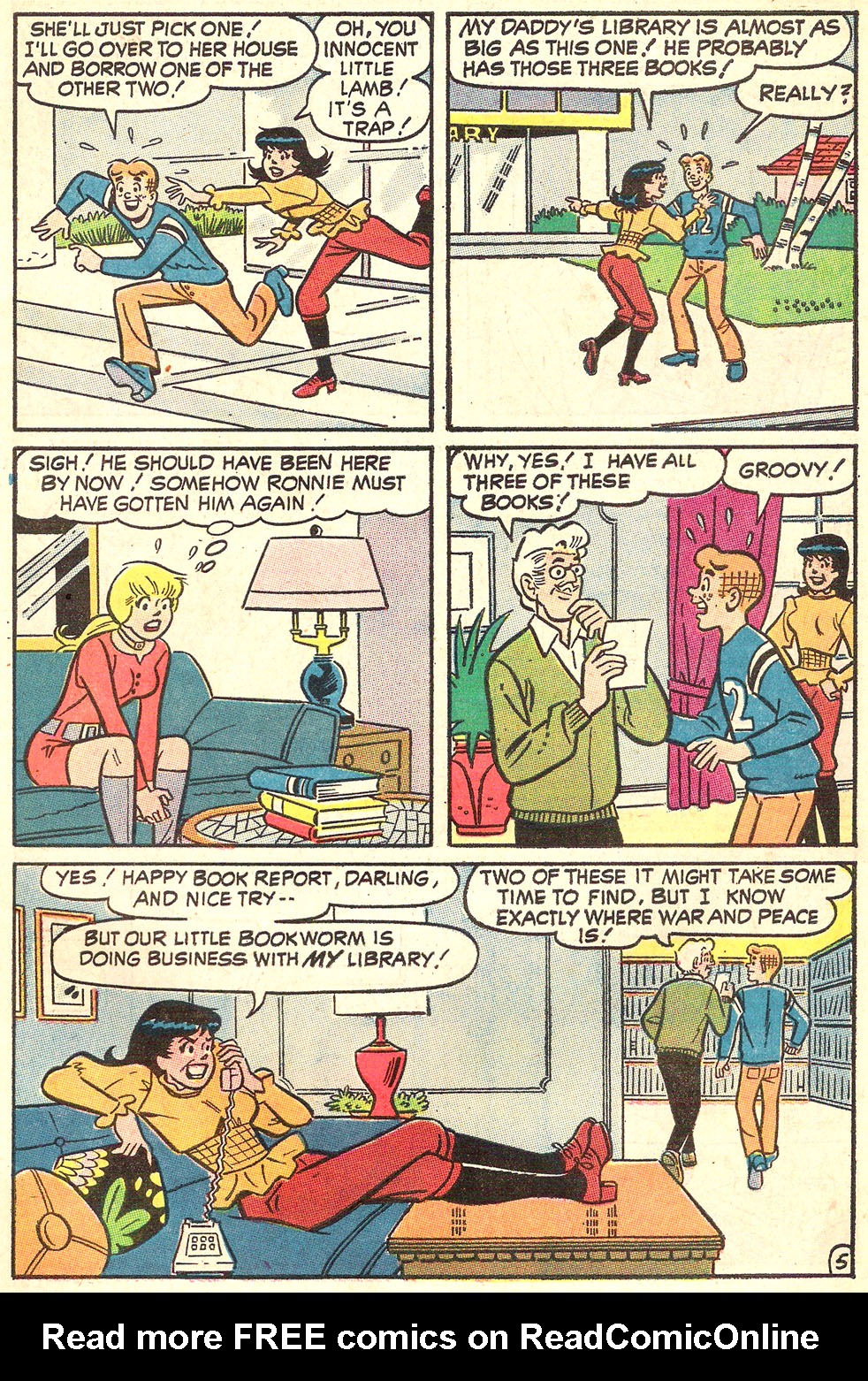 Read online Archie's Girls Betty and Veronica comic -  Issue #186 - 7