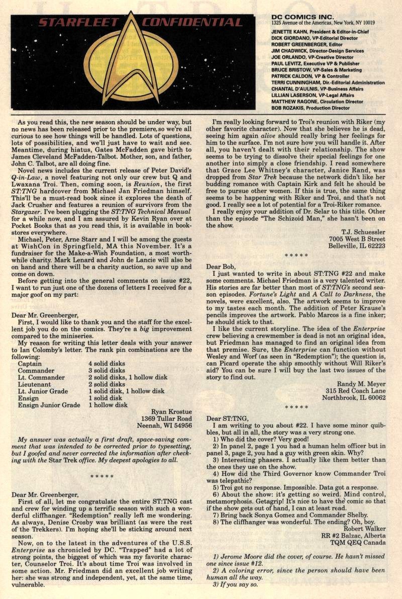 Star Trek: The Next Generation (1989) Issue #26 #35 - English 25