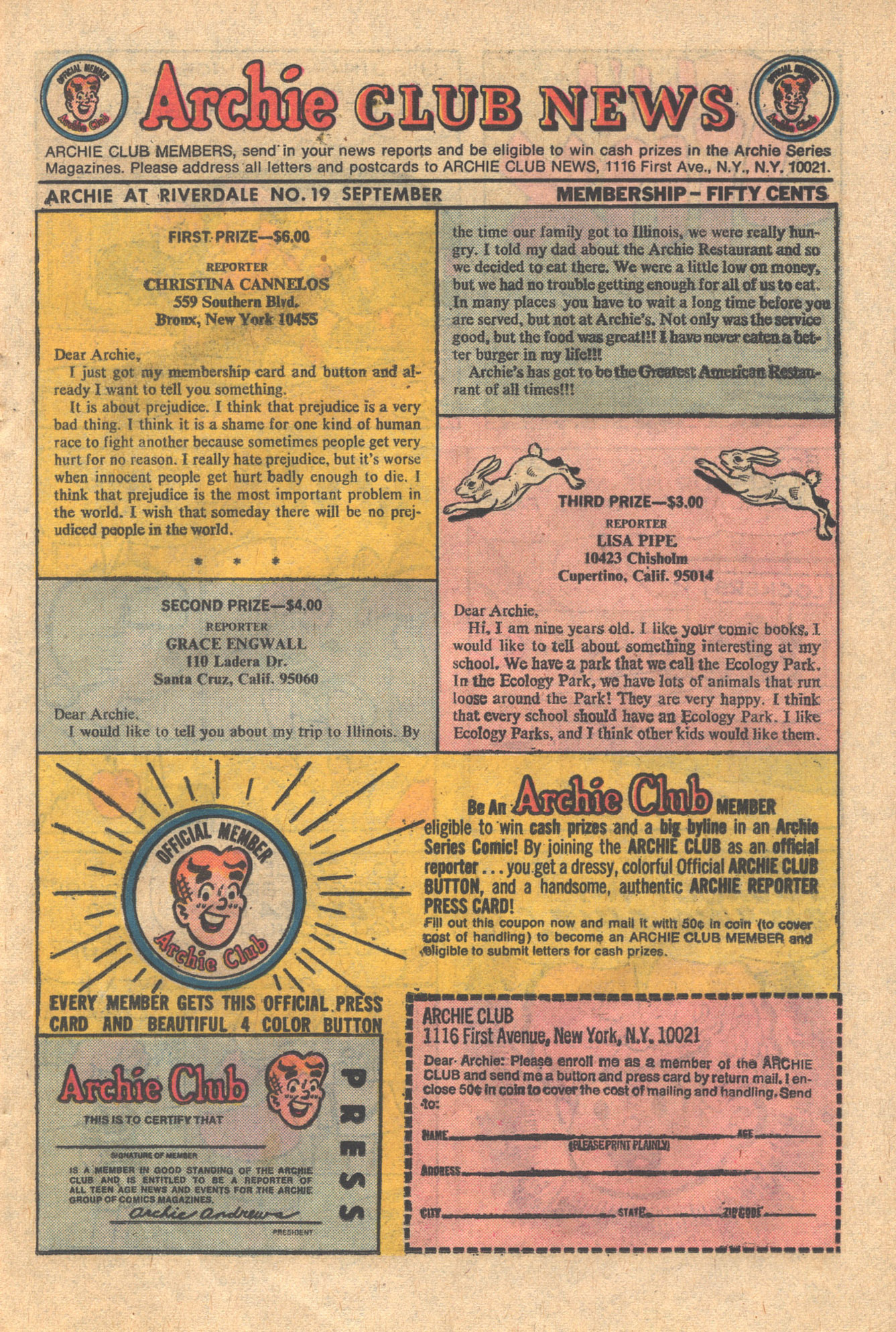 Read online Archie at Riverdale High (1972) comic -  Issue #19 - 19