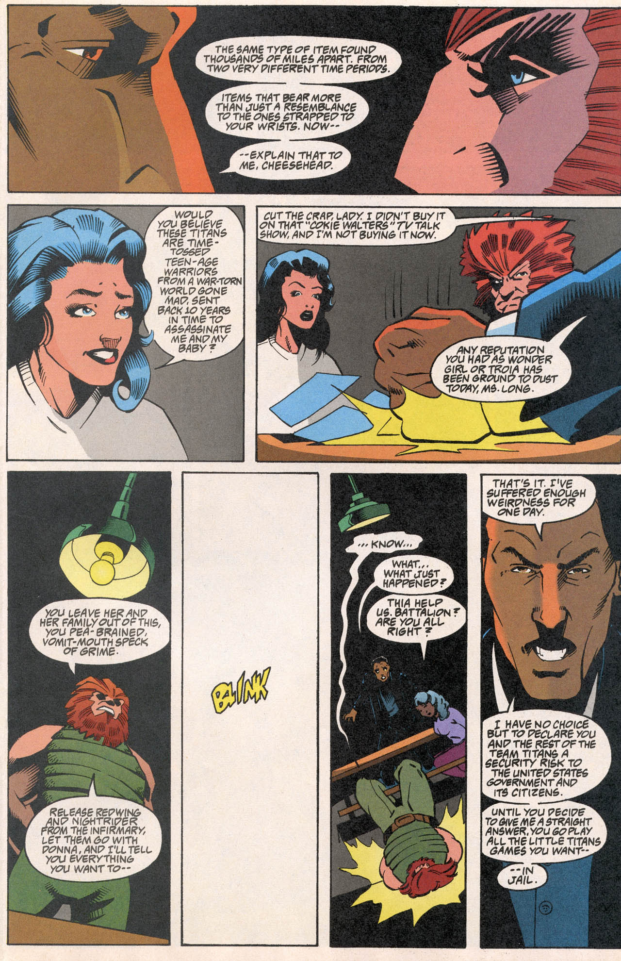 Read online Team Titans comic -  Issue #18 - 19