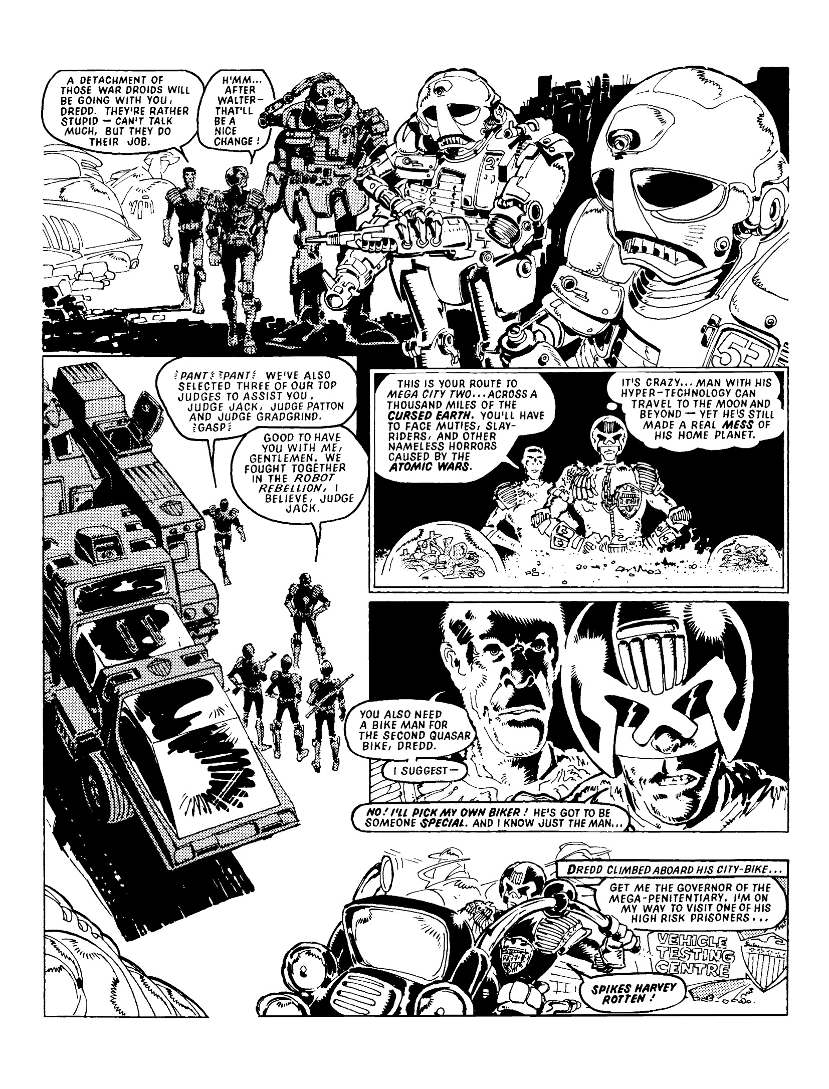 Read online Judge Dredd: The Cursed Earth Uncensored comic -  Issue # TPB - 14