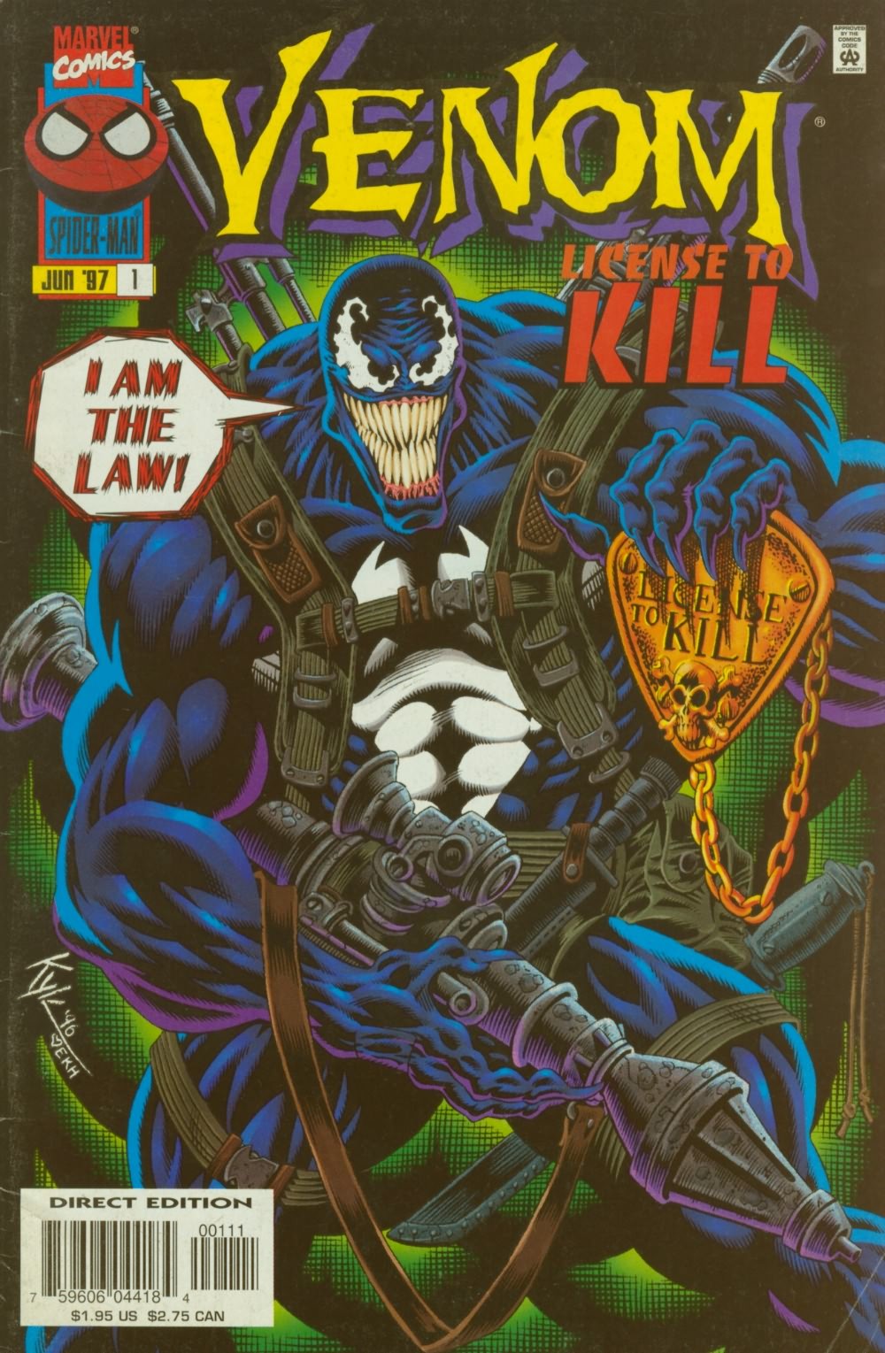 Read online Venom: License to Kill comic -  Issue #1 - 1