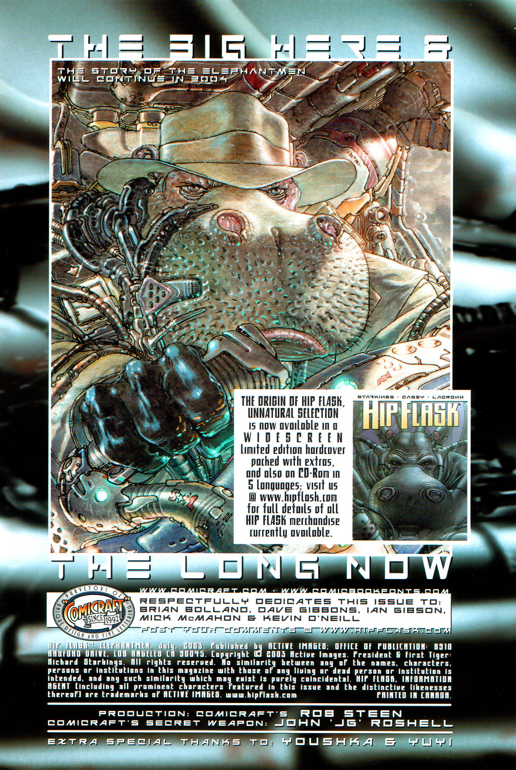 Read online Hip Flask comic -  Issue # Issue Elephantmen - 28