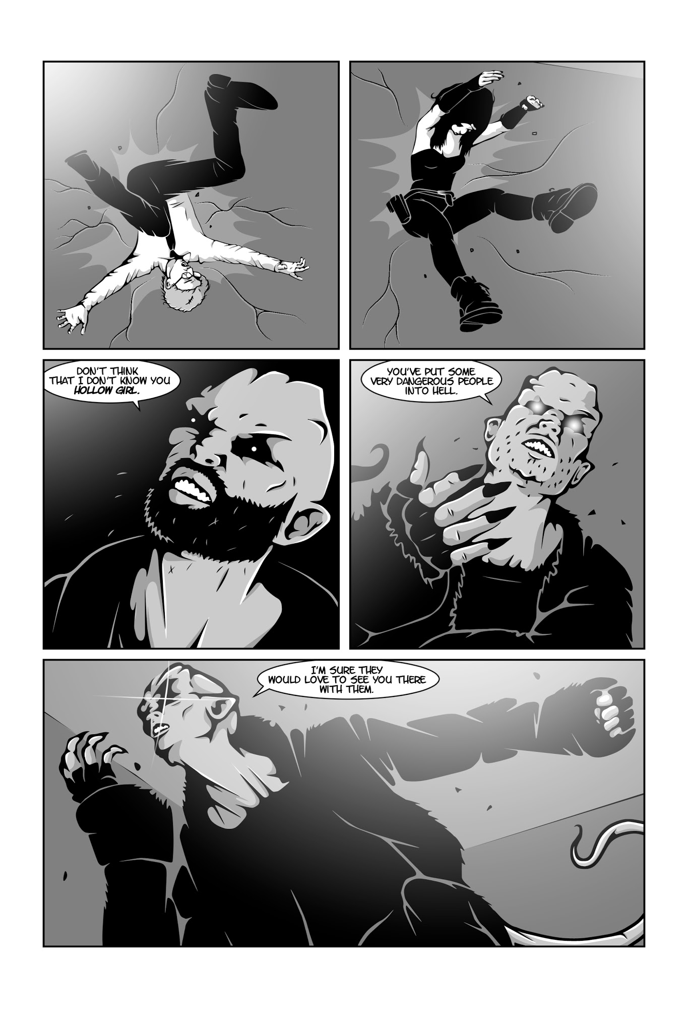 Read online Hollow Girl Vs. Demons comic -  Issue #1 - 19