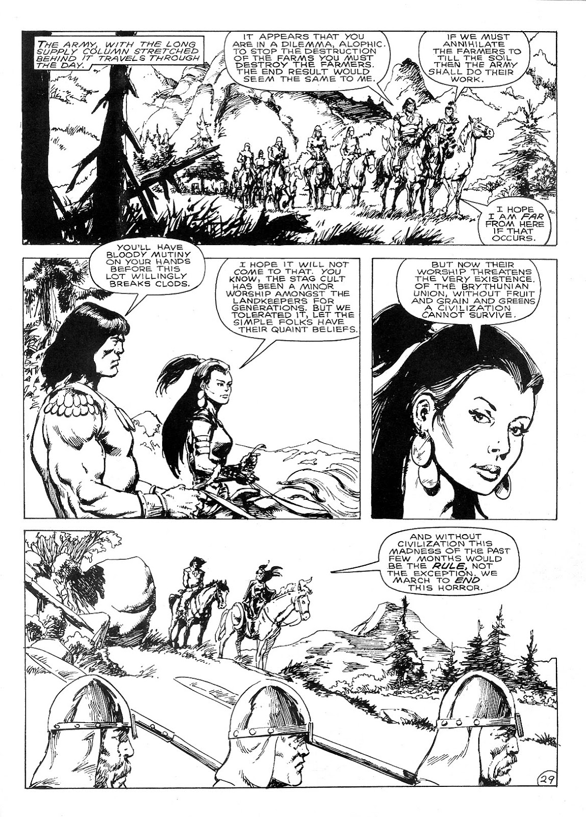The Savage Sword Of Conan issue 145 - Page 35