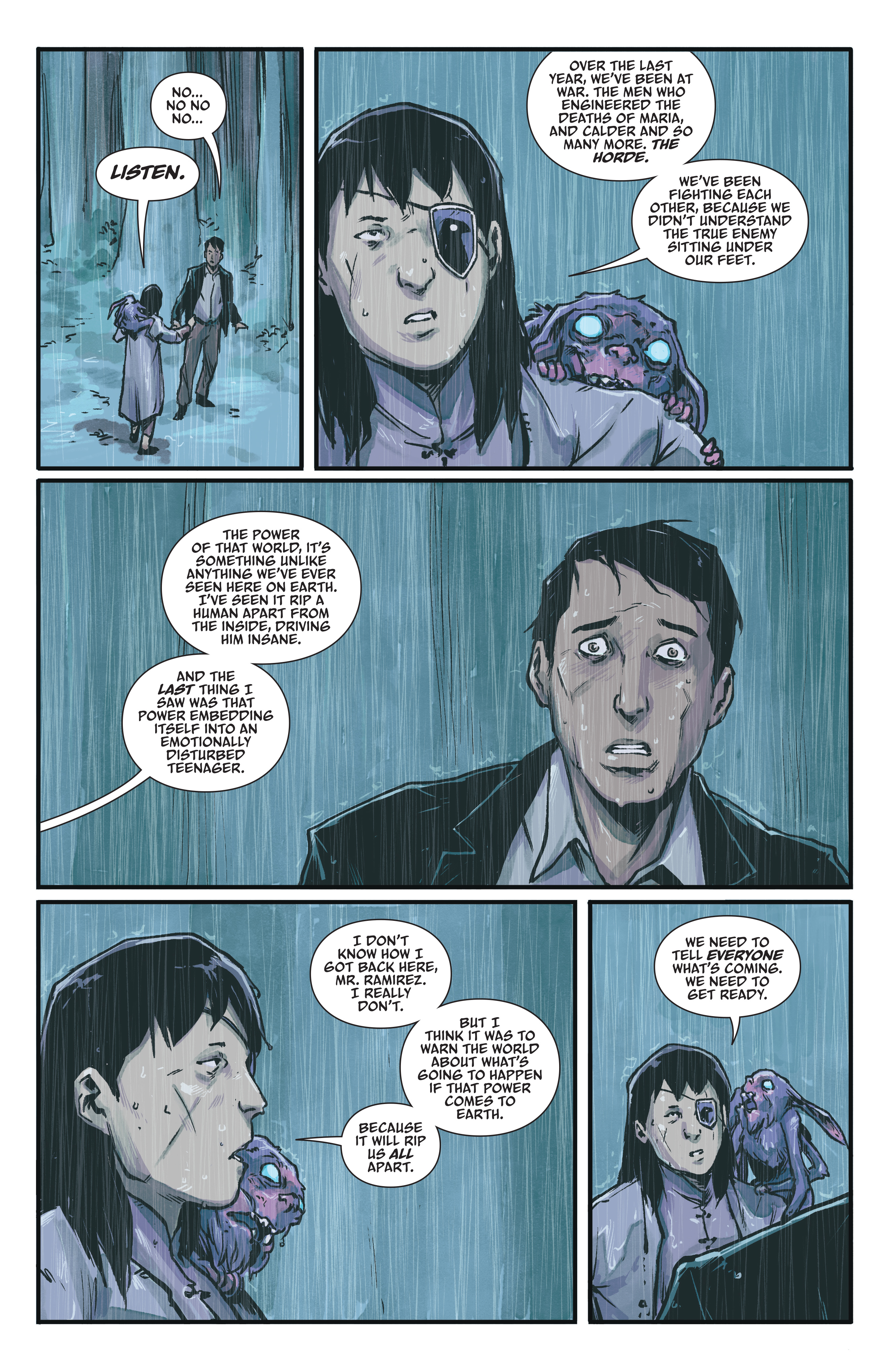 Read online The Woods comic -  Issue # _Yearbook Edition 3 (Part 2) - 4