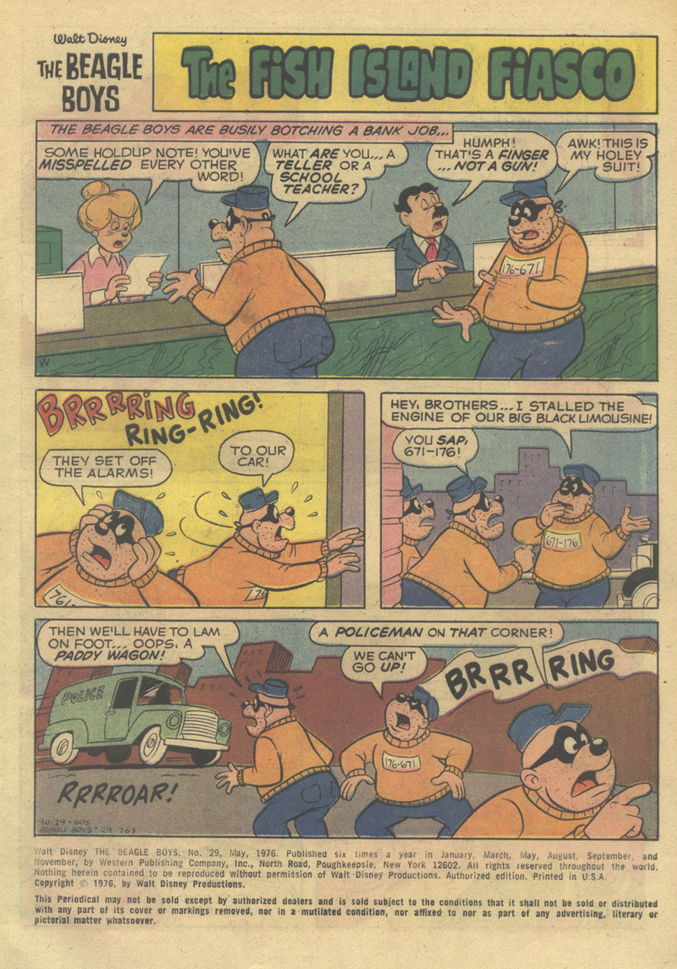 Read online Walt Disney THE BEAGLE BOYS comic -  Issue #29 - 3