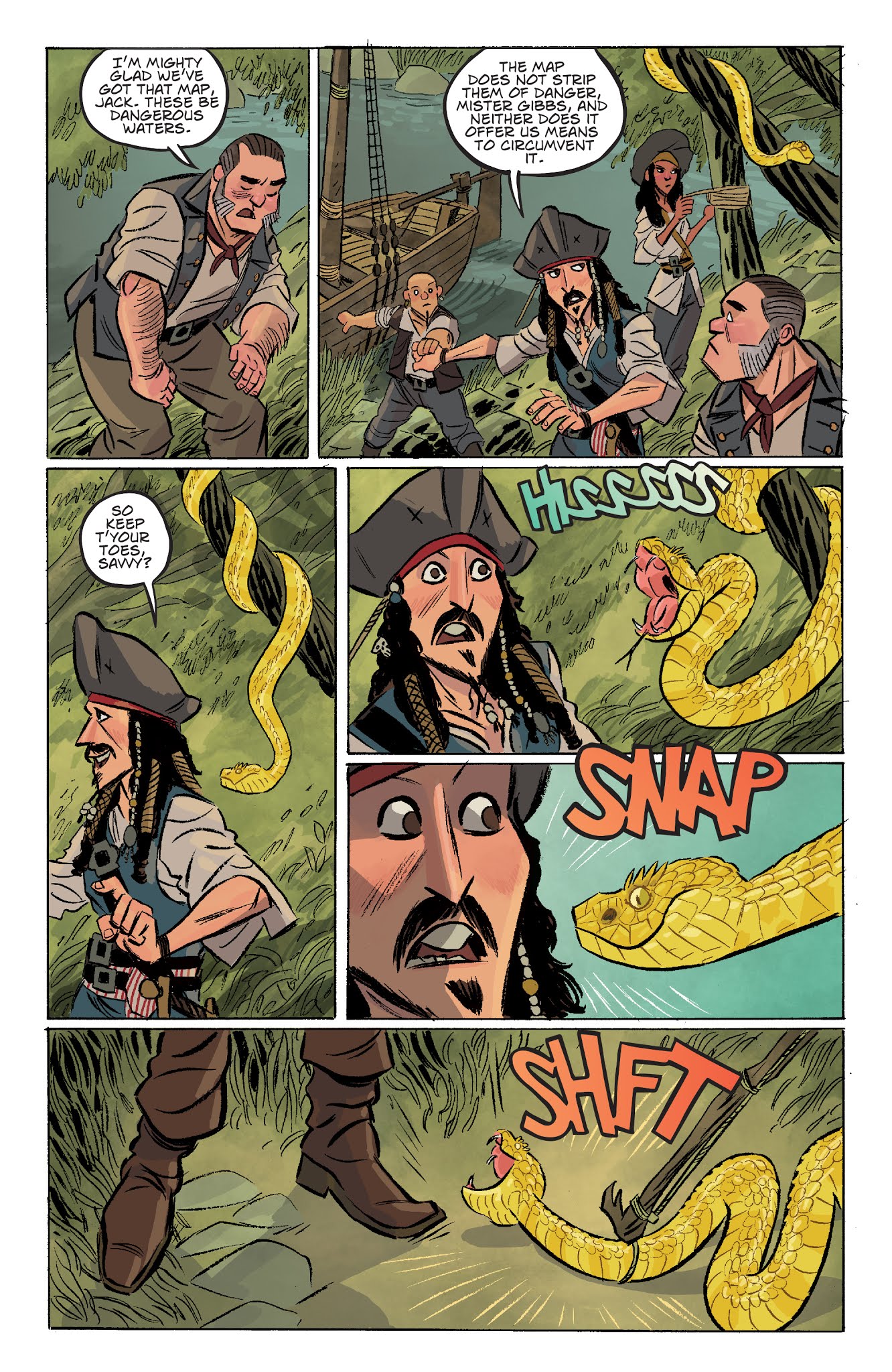 Read online Disney Pirates of the Caribbean comic -  Issue #4 - 5