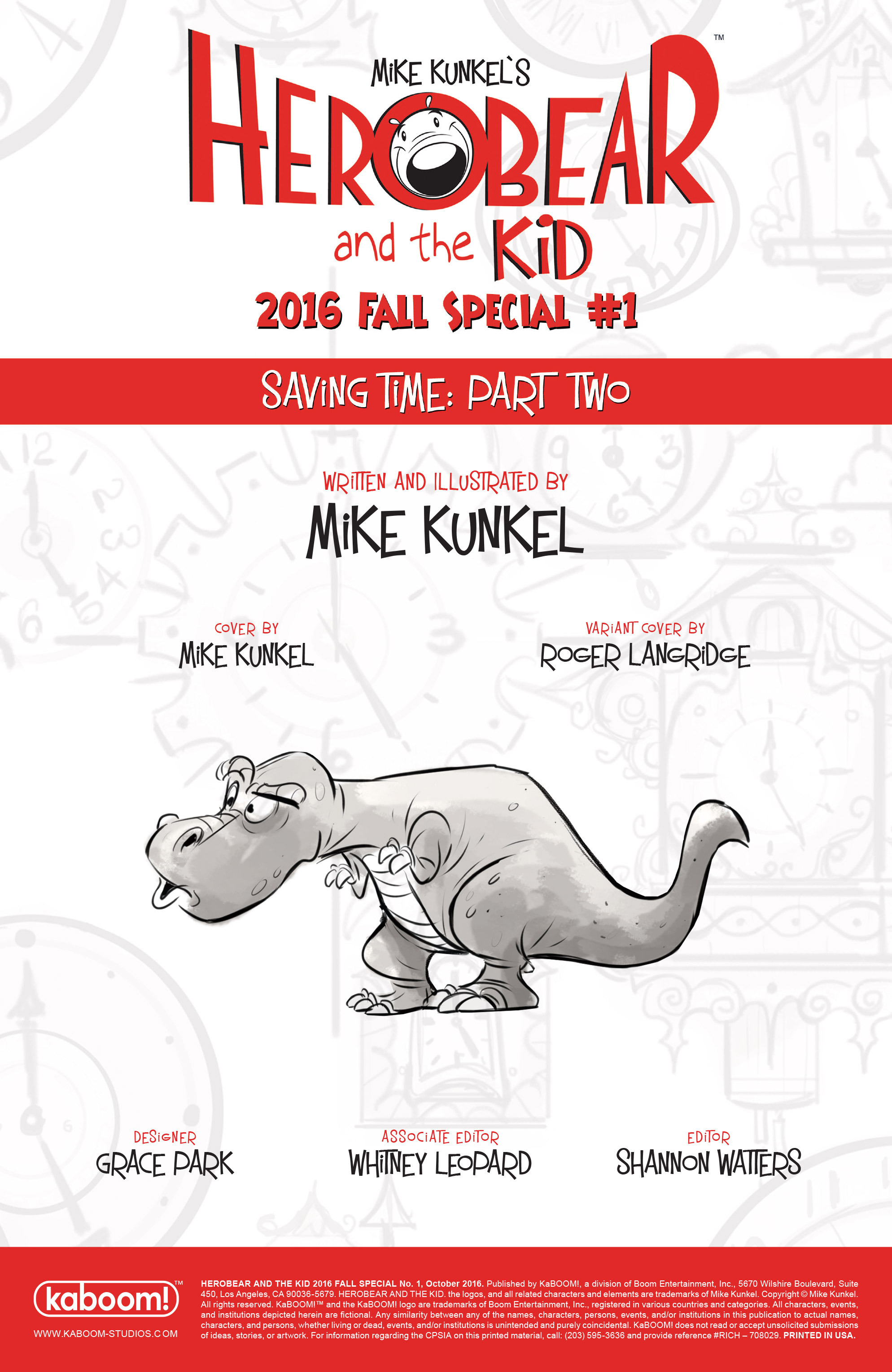 Read online Herobear and the Kid 2016 Fall Special comic -  Issue # Full - 2