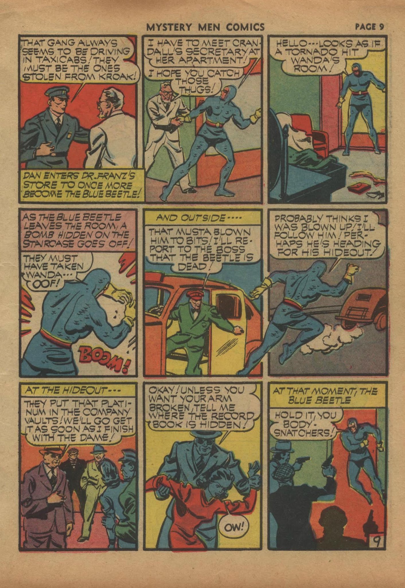 Read online Mystery Men Comics comic -  Issue #27 - 11