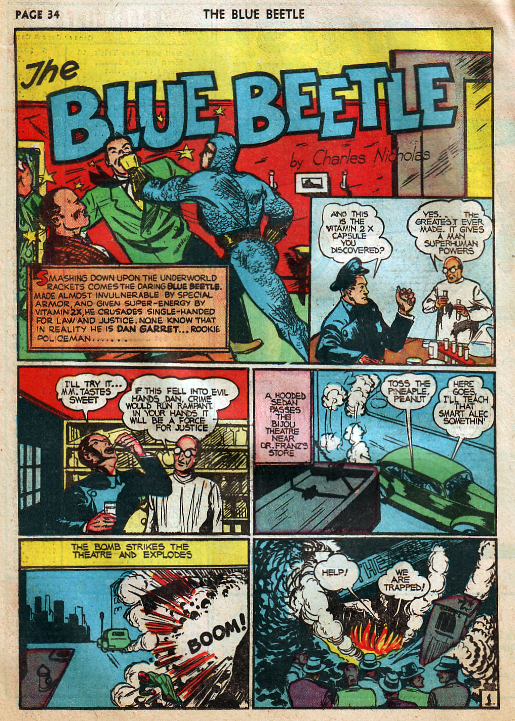 Read online The Blue Beetle comic -  Issue #5 - 35