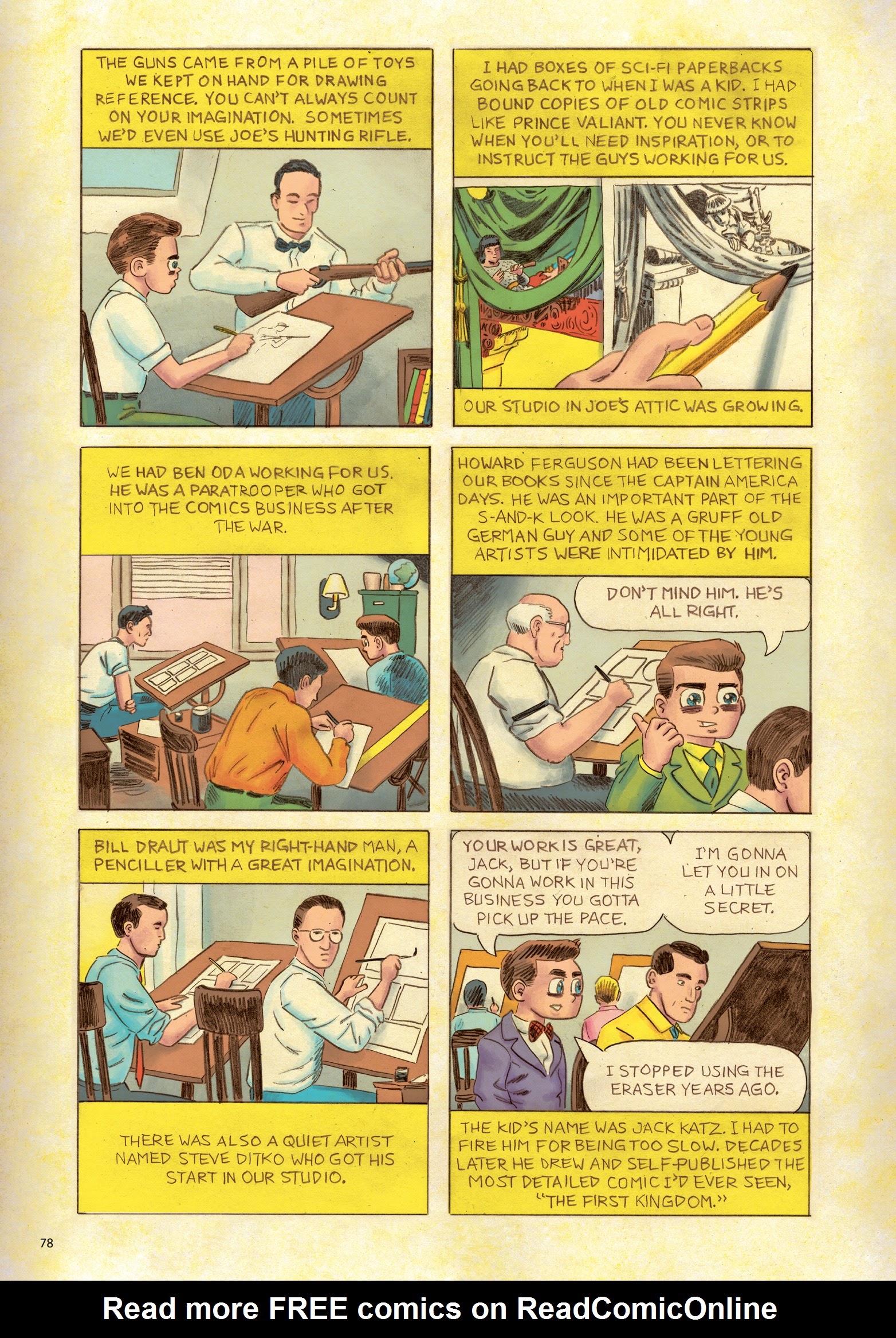Read online Jack Kirby: The Epic Life of the King of Comics comic -  Issue # TPB (Part 1) - 85