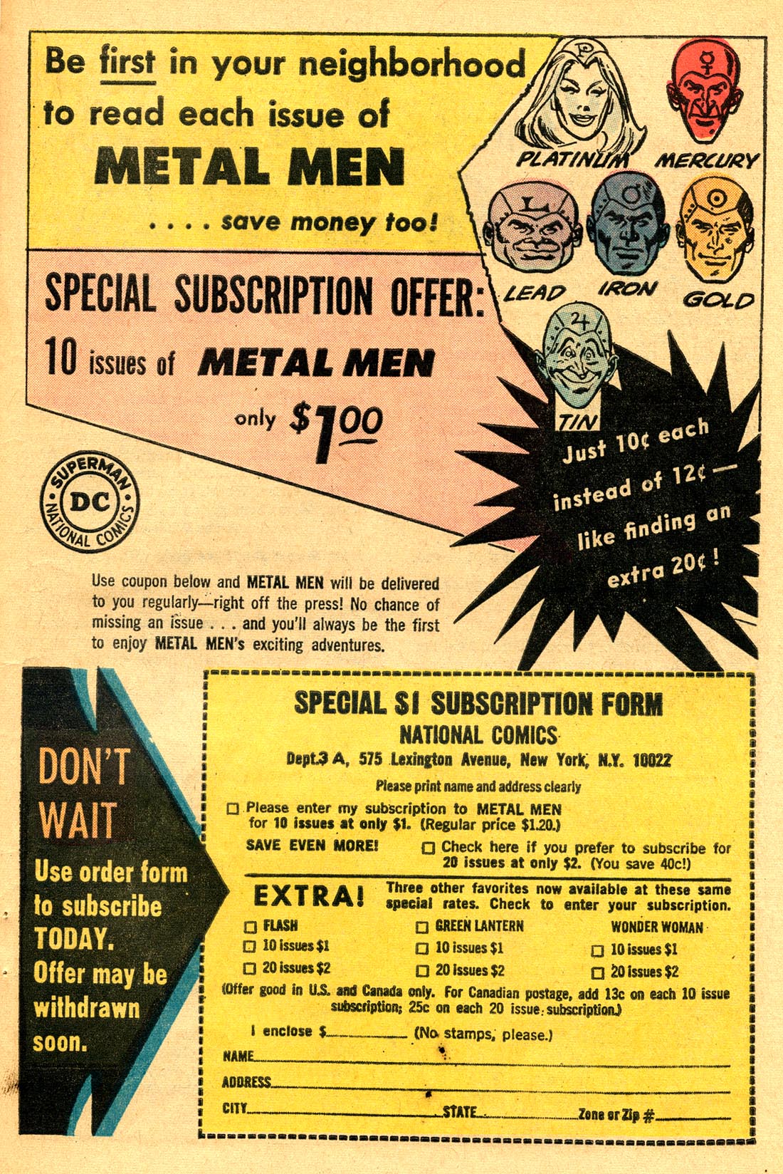 Metal Men (1963) Issue #9 #9 - English 17
