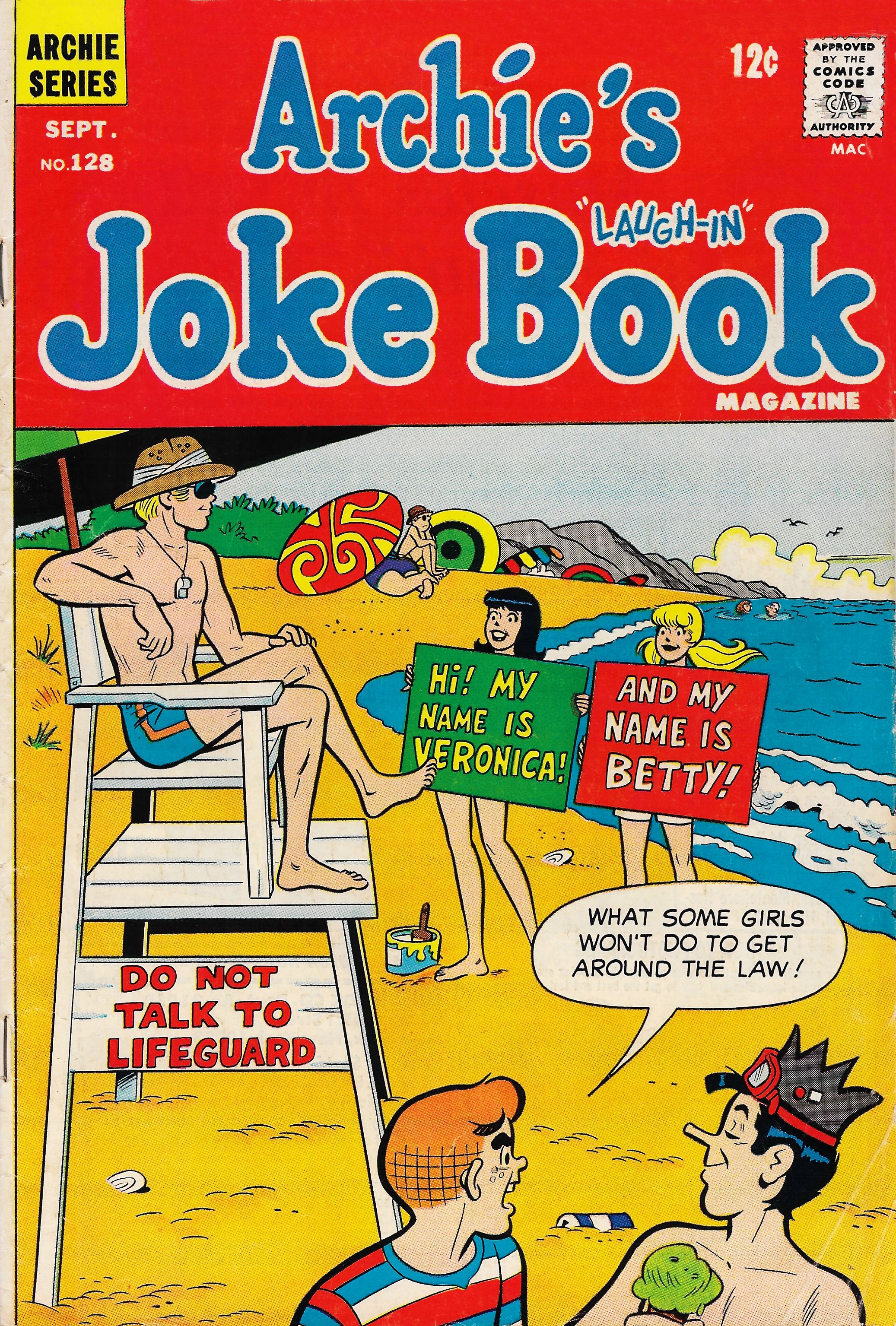 Read online Archie's Joke Book Magazine comic -  Issue #128 - 1
