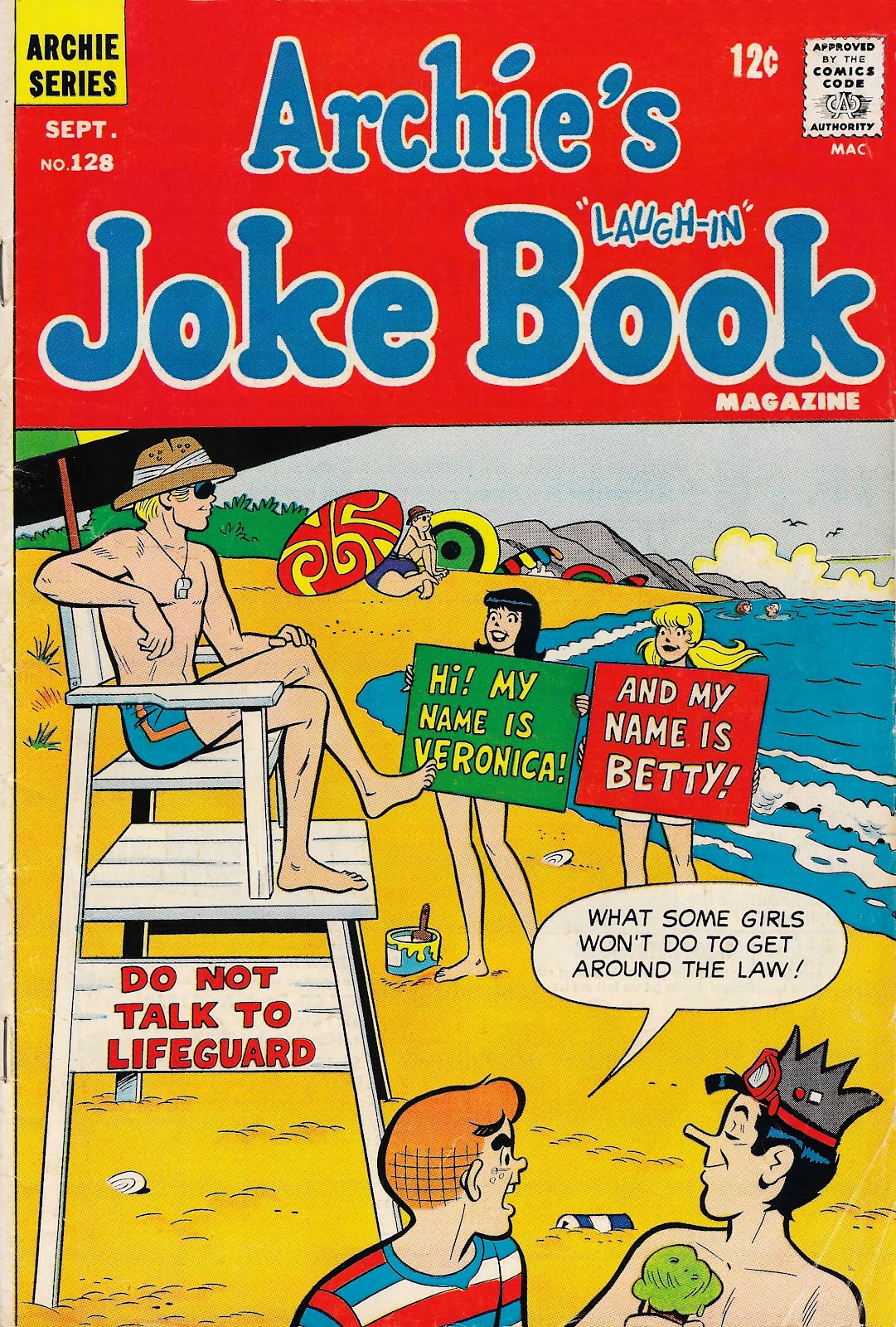 Archie's Joke Book Magazine issue 128 - Page 1
