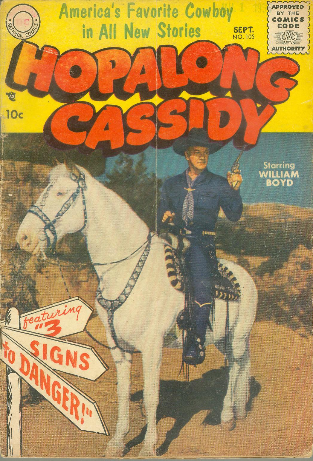 Read online Hopalong Cassidy comic -  Issue #105 - 1