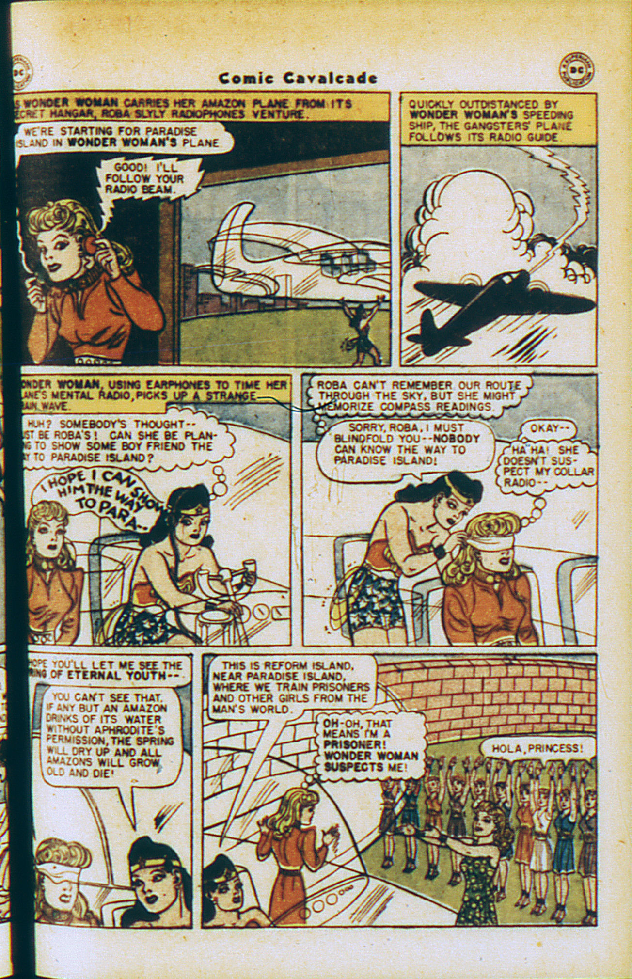 Read online Comic Cavalcade comic -  Issue #19 - 8