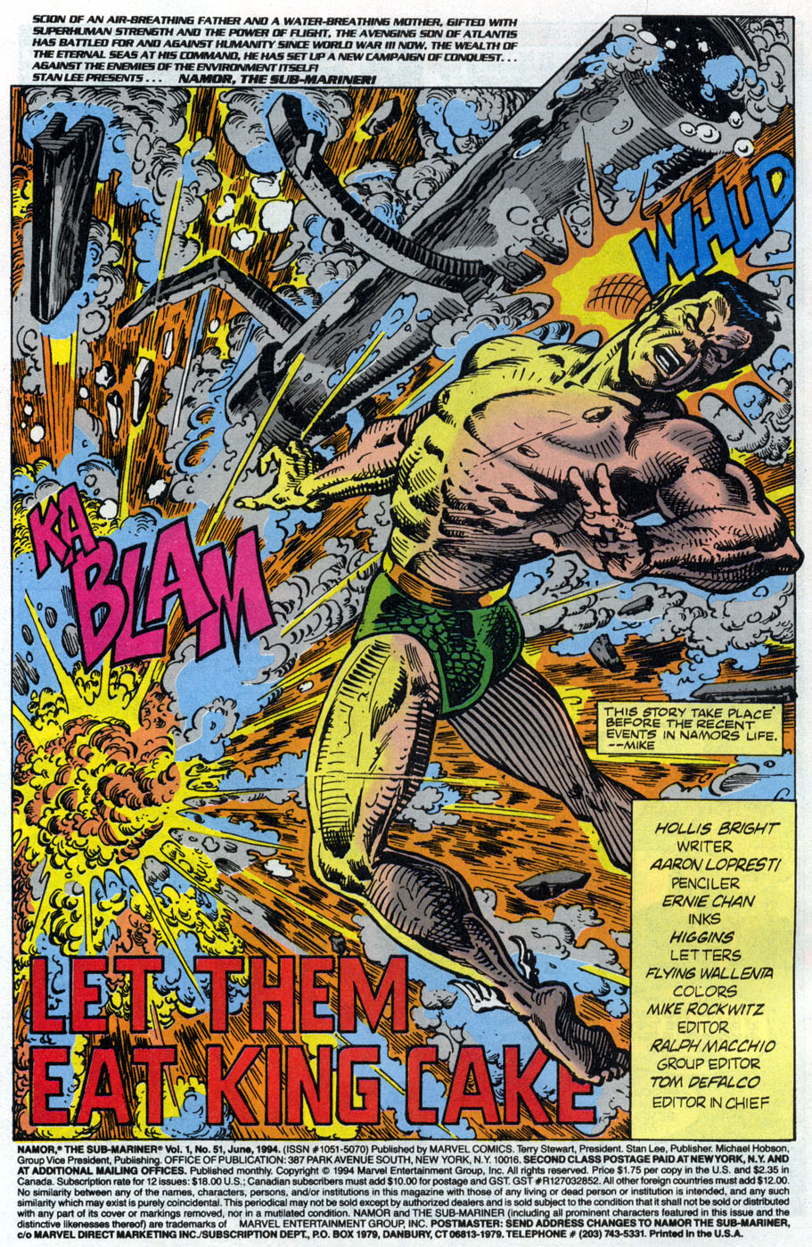 Read online Namor, The Sub-Mariner comic -  Issue #51 - 3