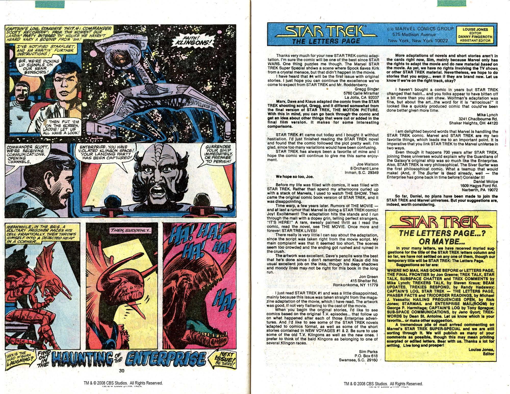 Read online Star Trek (1980) comic -  Issue #4 - 41
