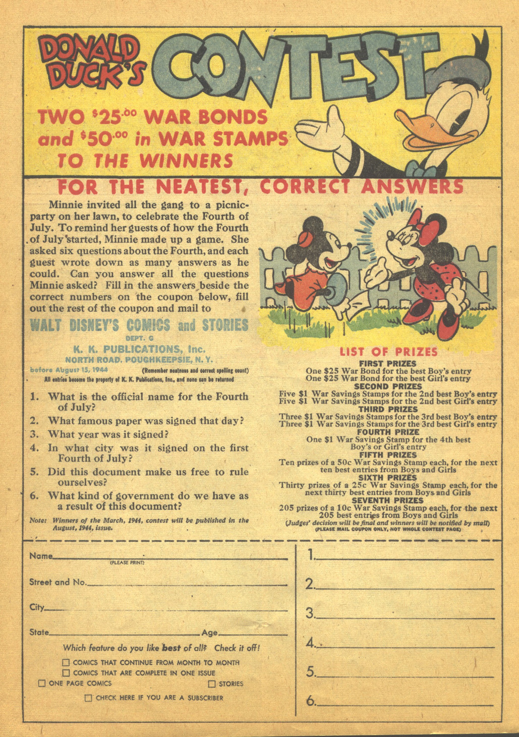 Read online Walt Disney's Comics and Stories comic -  Issue #46 - 42