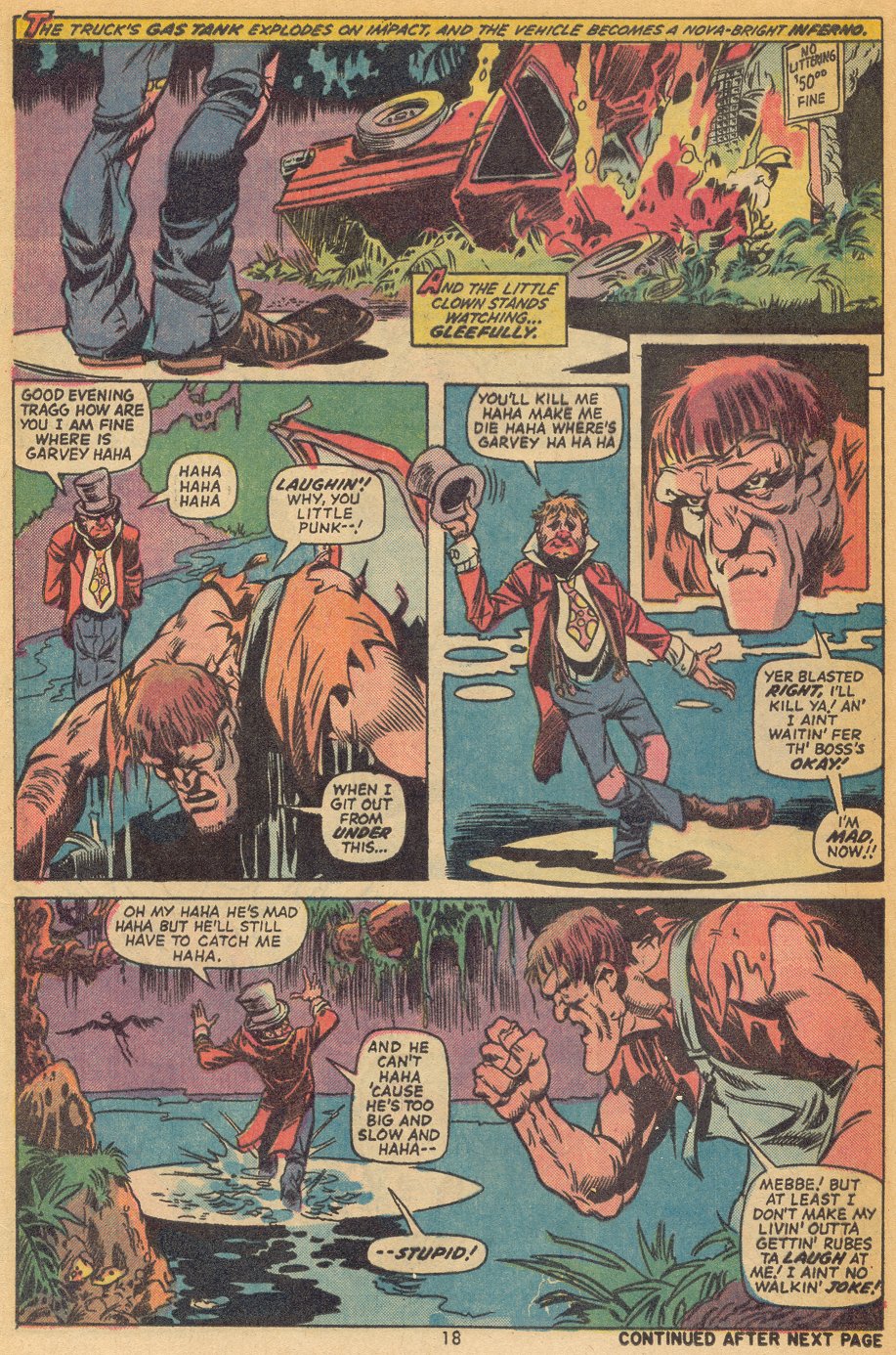 Read online Man-Thing (1974) comic -  Issue #5 - 12