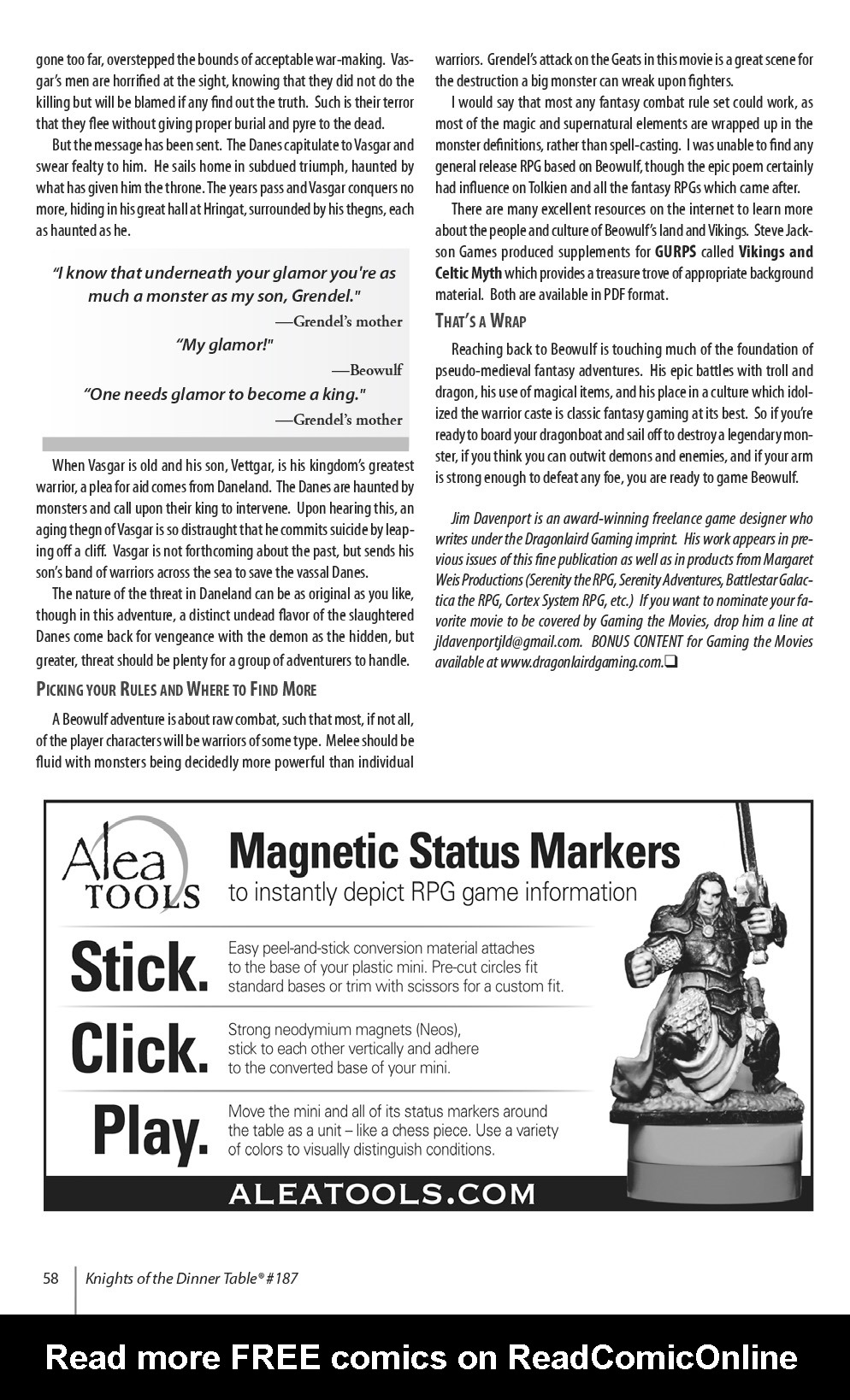 Read online Knights of the Dinner Table comic -  Issue #187 - 60