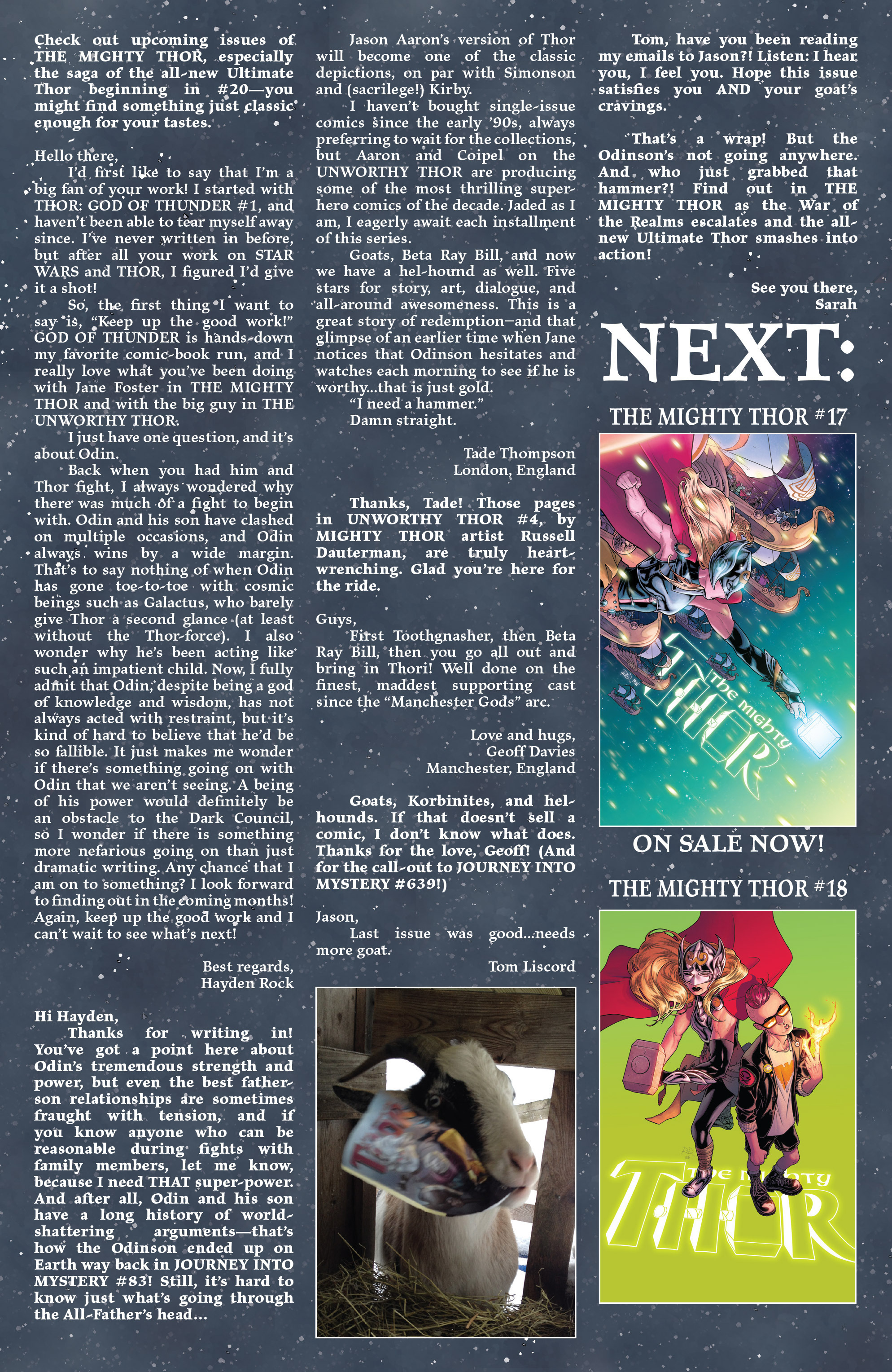 Read online The Unworthy Thor comic -  Issue #5 - 21