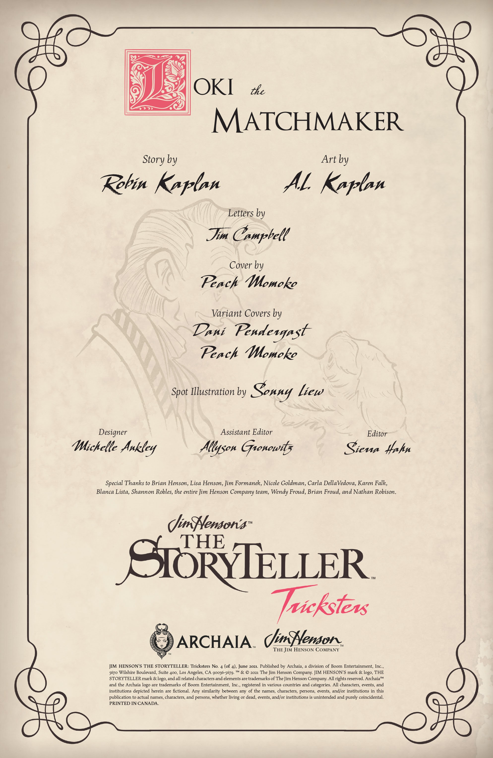 Read online Jim Henson's The Storyteller: Tricksters comic -  Issue #4 - 2