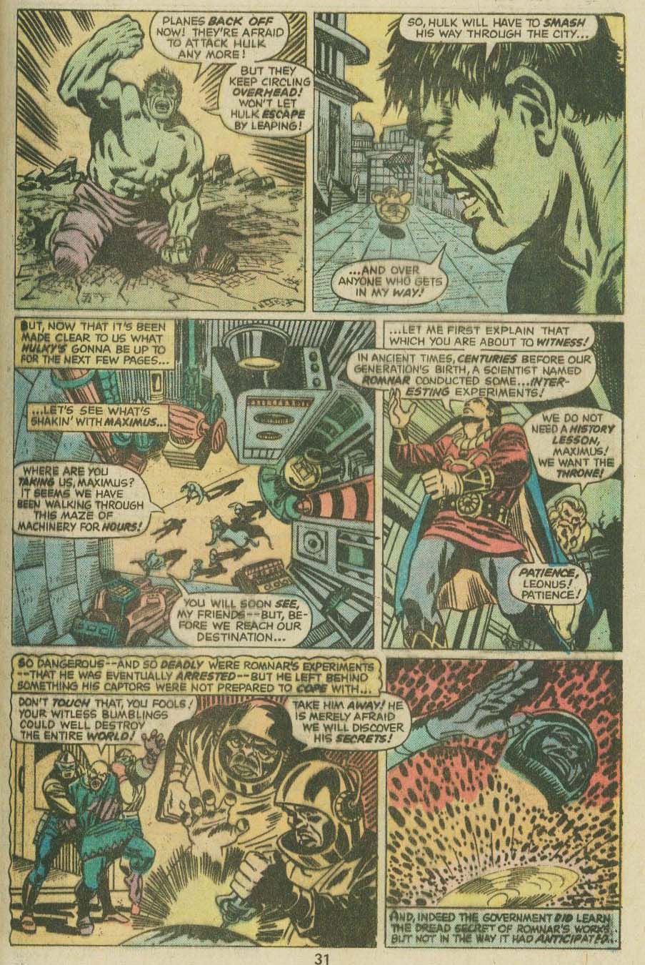 Read online Giant-Size Hulk (1975) comic -  Issue # Full - 24