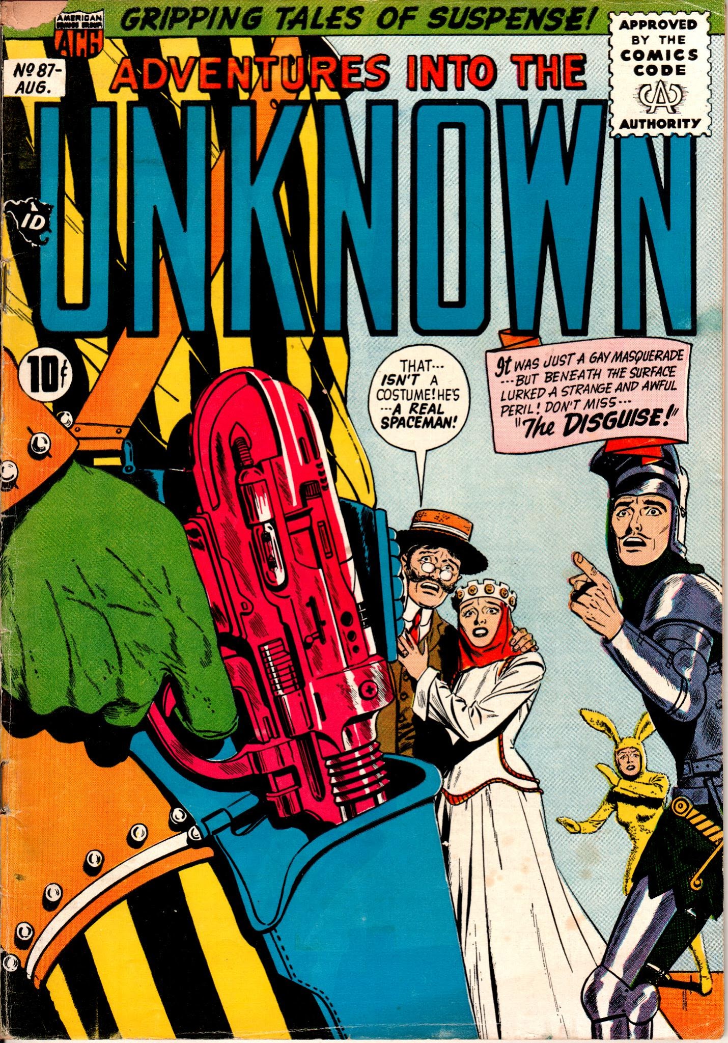 Read online Adventures Into The Unknown comic -  Issue #87 - 1