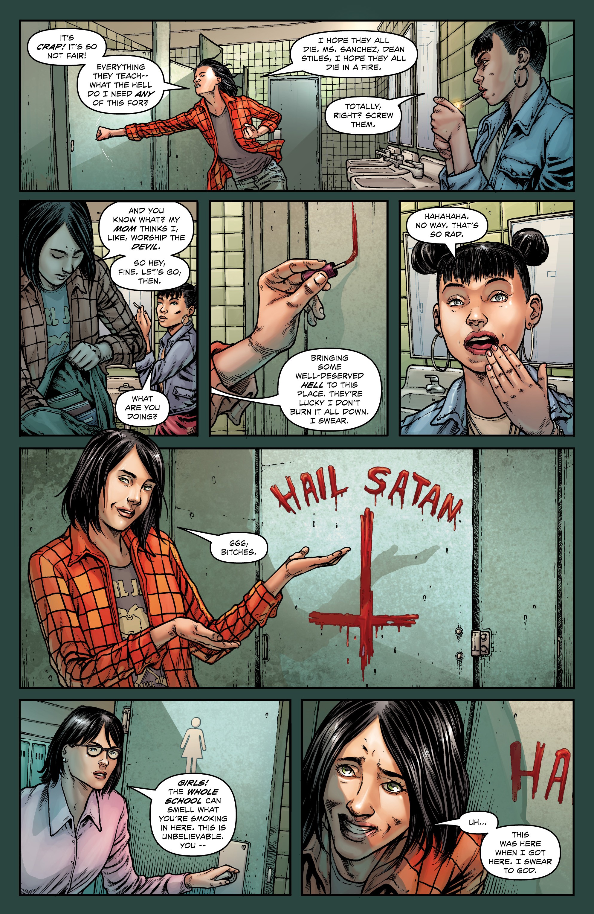 Read online Warrior Nun: Dora comic -  Issue #1 - 17