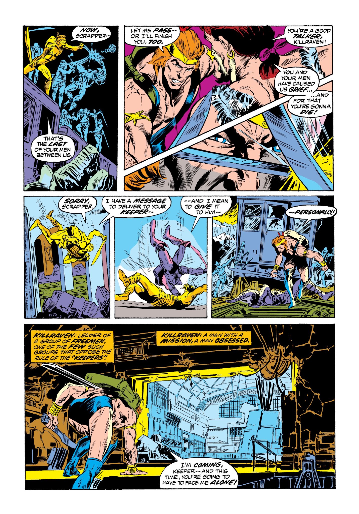 Read online Marvel Masterworks: Killraven comic -  Issue # TPB 1 (Part 1) - 15