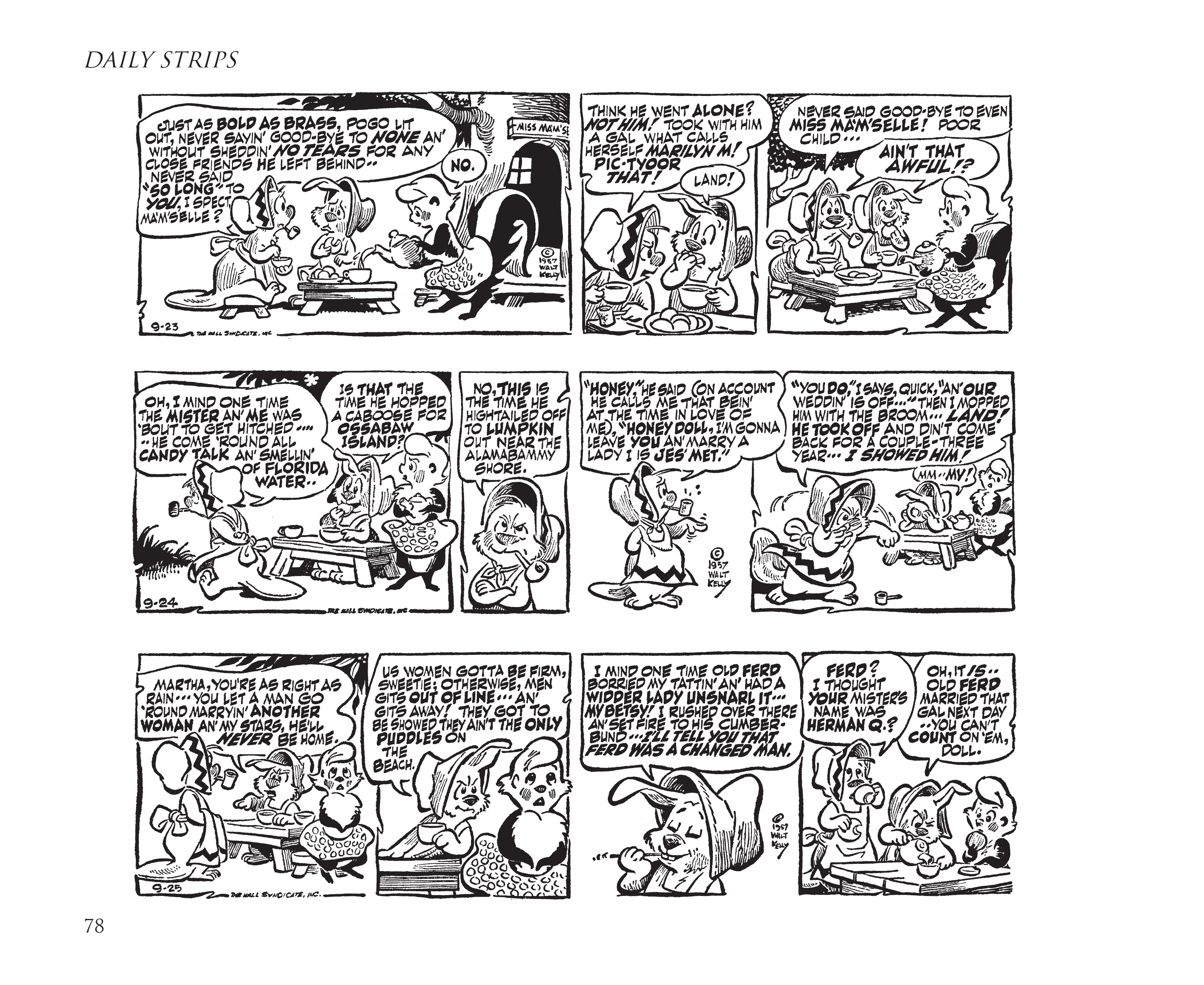 Read online Pogo by Walt Kelly: The Complete Syndicated Comic Strips comic -  Issue # TPB 5 (Part 1) - 87