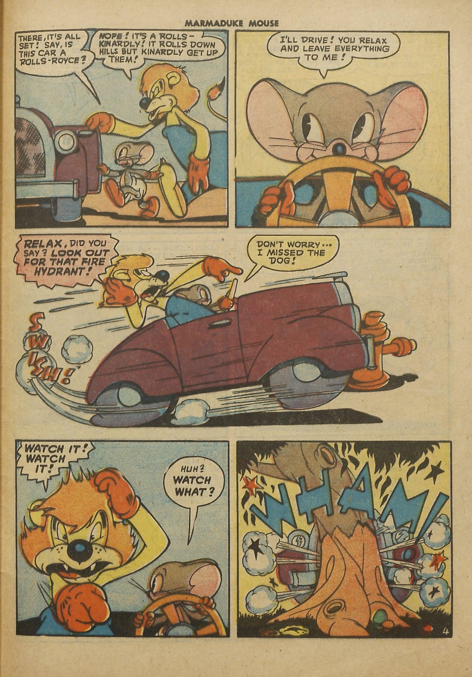 Read online Marmaduke Mouse comic -  Issue #9 - 47