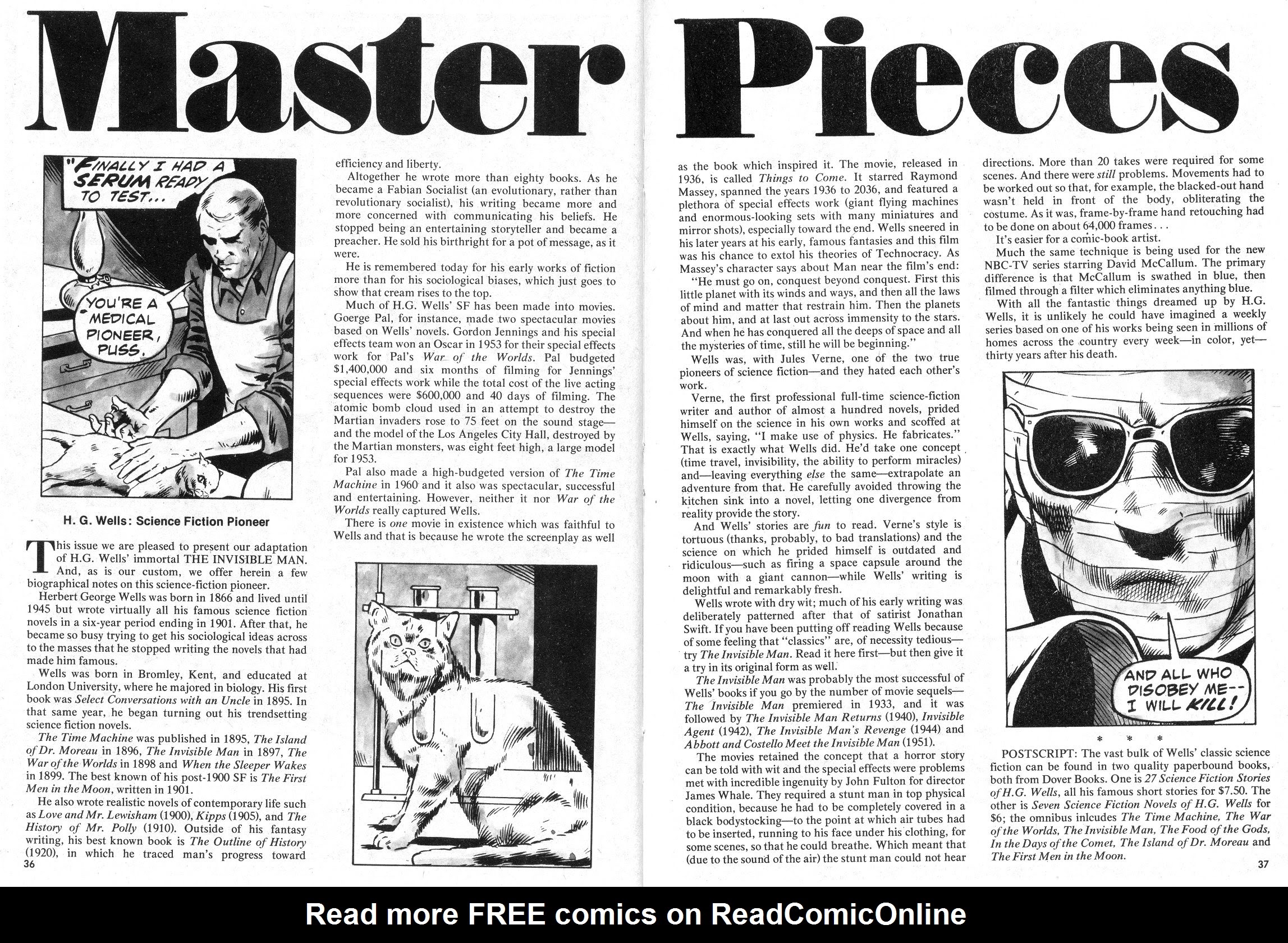 Read online Masters of Terror comic -  Issue #2 - 35