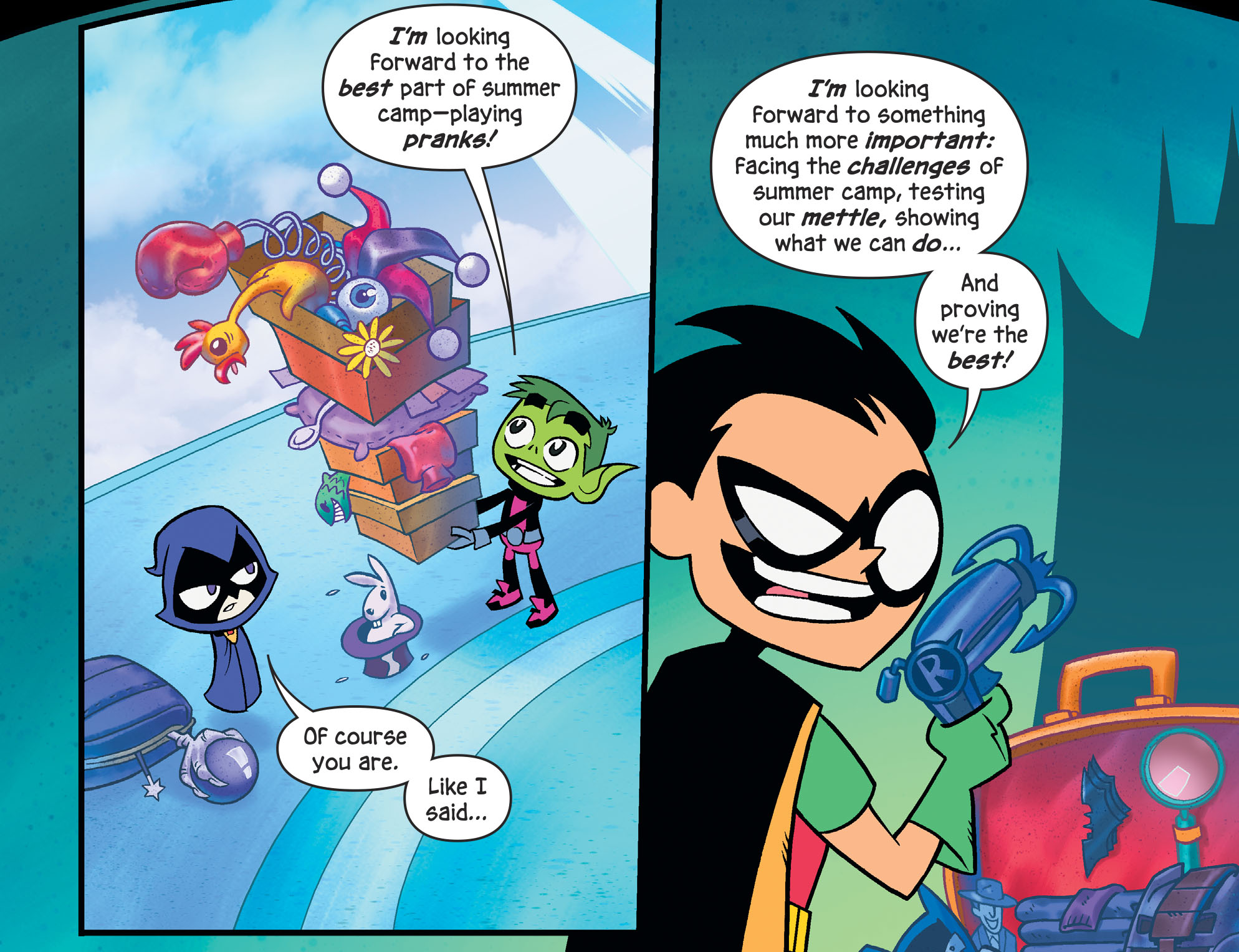 Read online Teen Titans Go! To Camp comic -  Issue #1 - 9