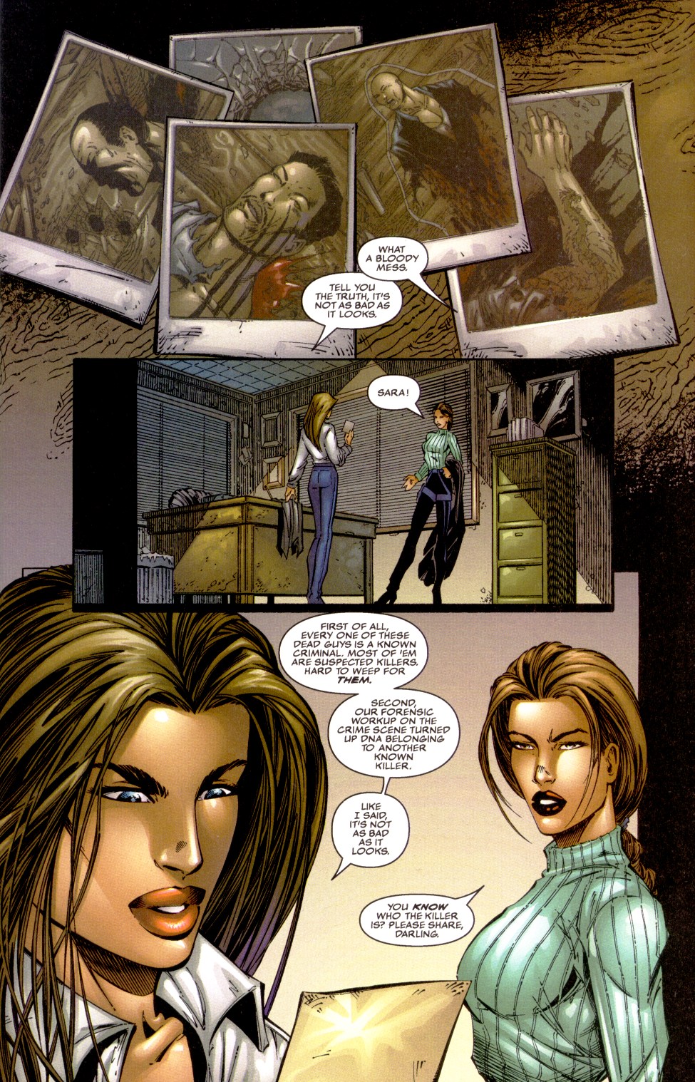 Read online Witchblade/Tomb Raider comic -  Issue #0.5 - 5