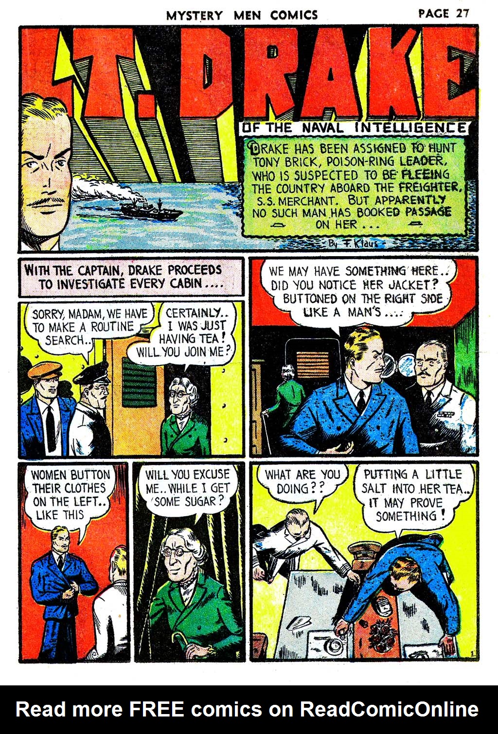 Read online Mystery Men Comics comic -  Issue #6 - 29