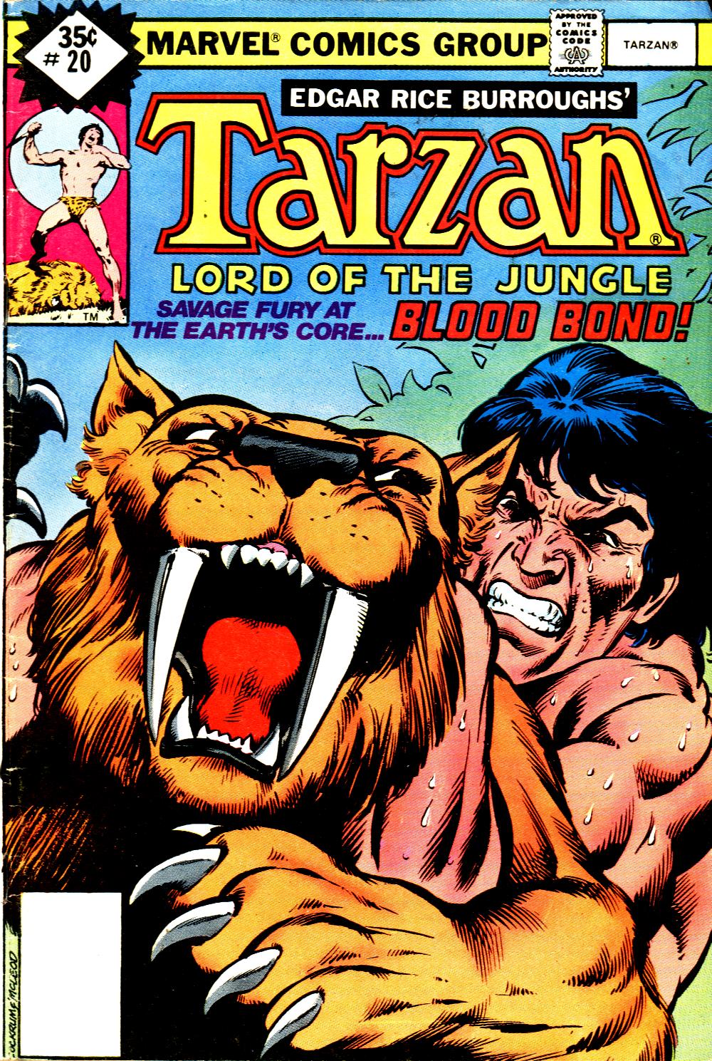 Read online Tarzan (1977) comic -  Issue #20 - 1