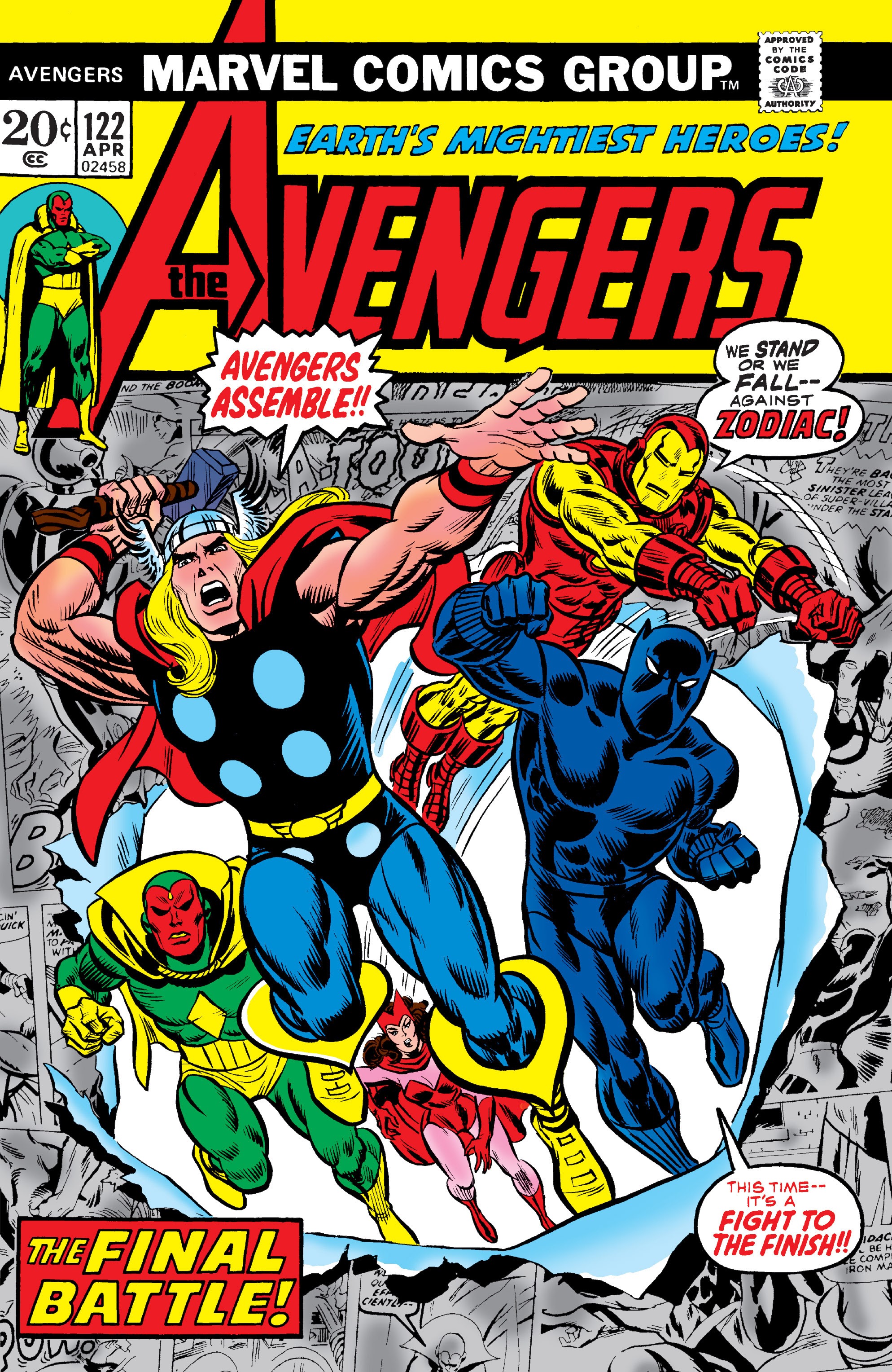 Read online The Avengers (1963) comic -  Issue #122 - 1